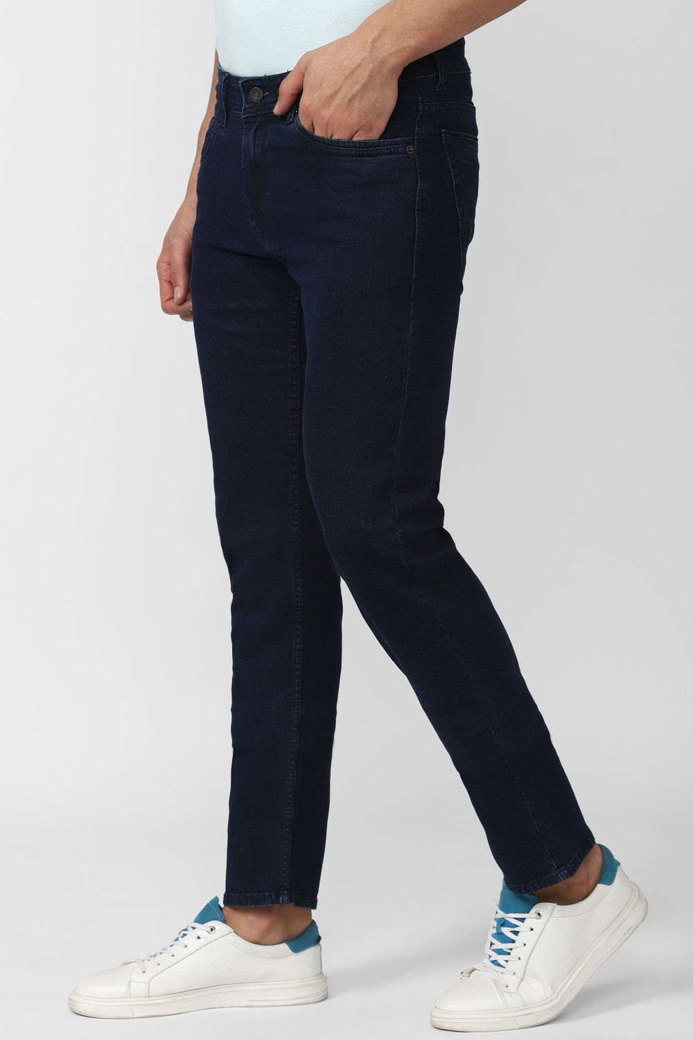 Image of PETER ENGLAND Slim Men Dark Blue Jeans