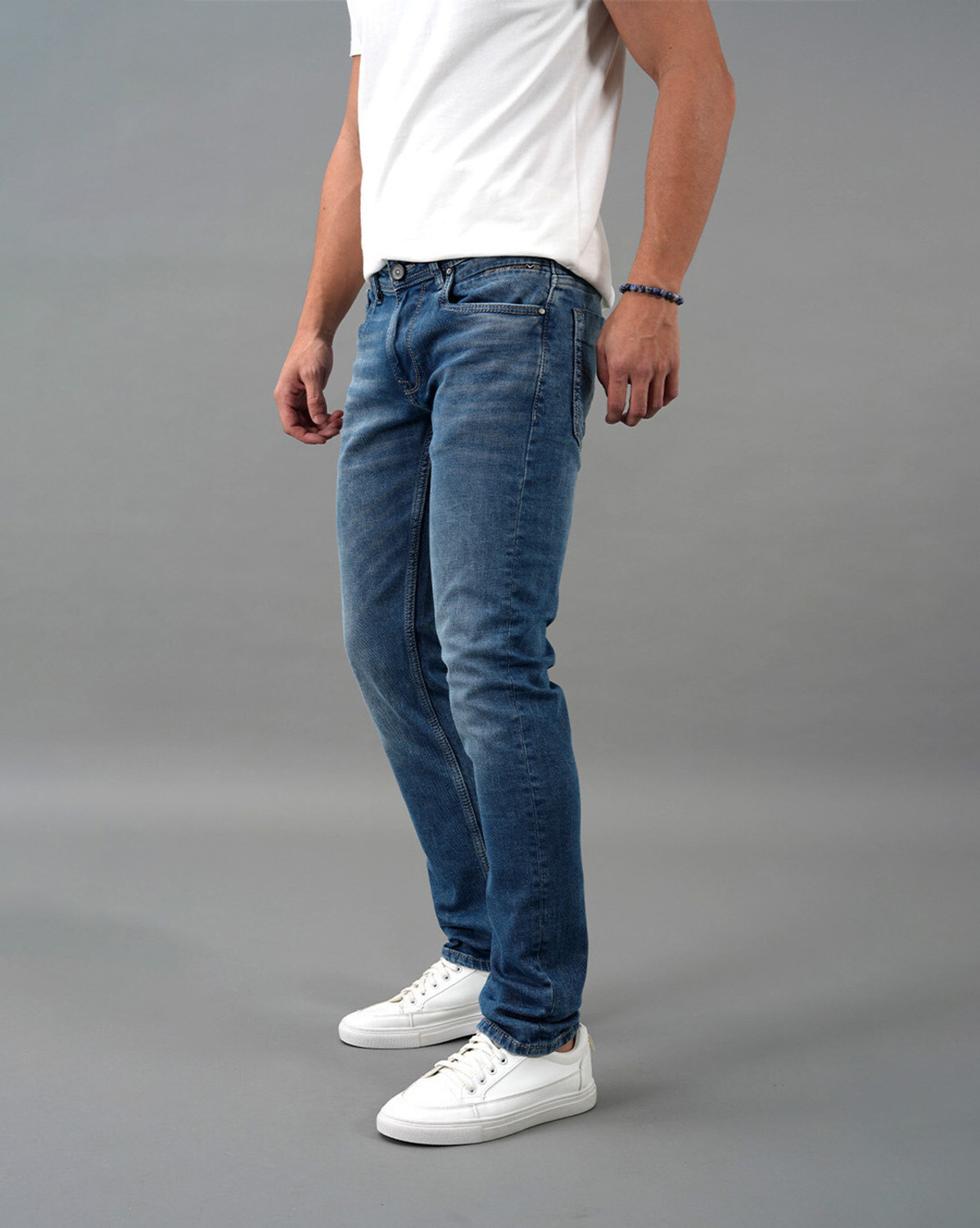Image of ROOKIES Slim Men Blue Jeans