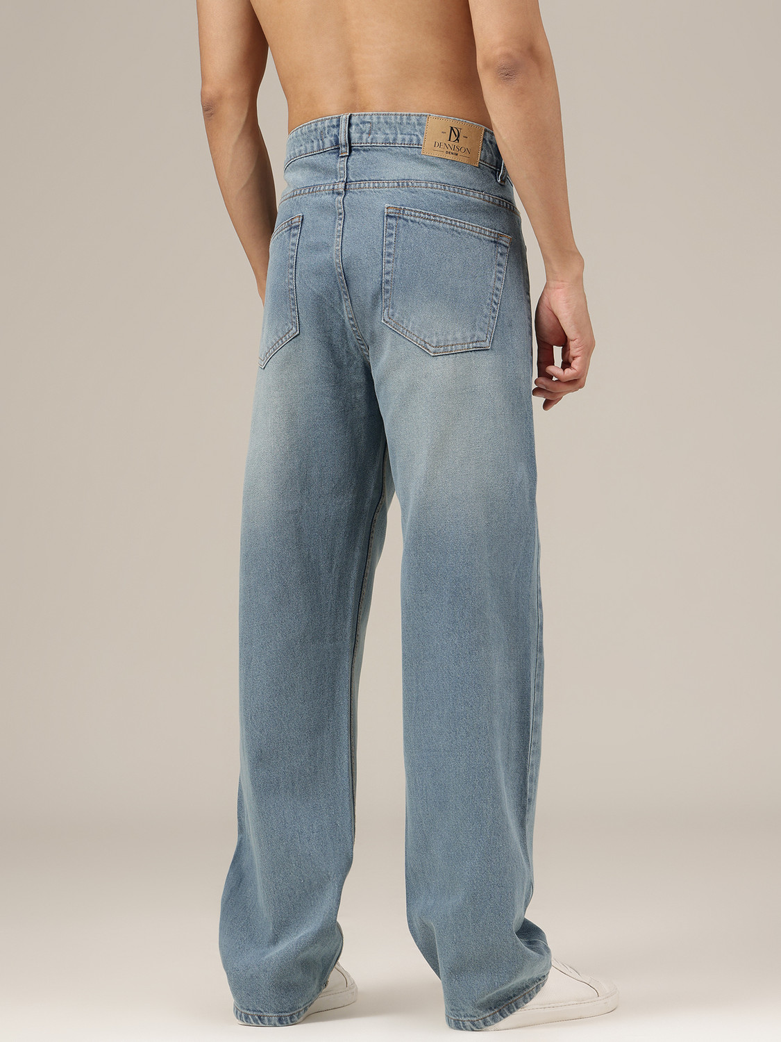 Image of DENNISON Loose Fit Men Blue Jeans