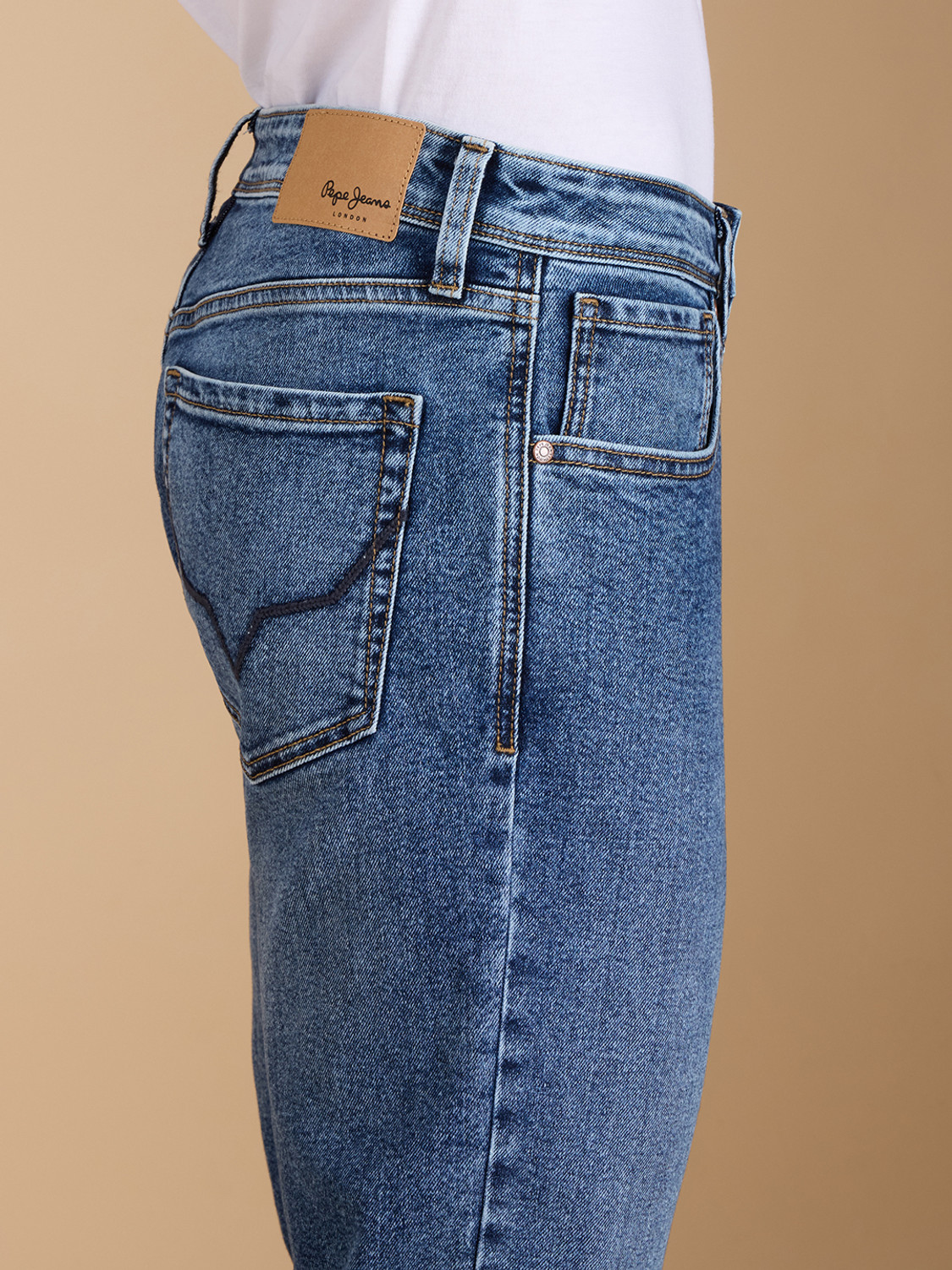 Image of Pepe Jeans Boot-Leg Men Blue Jeans