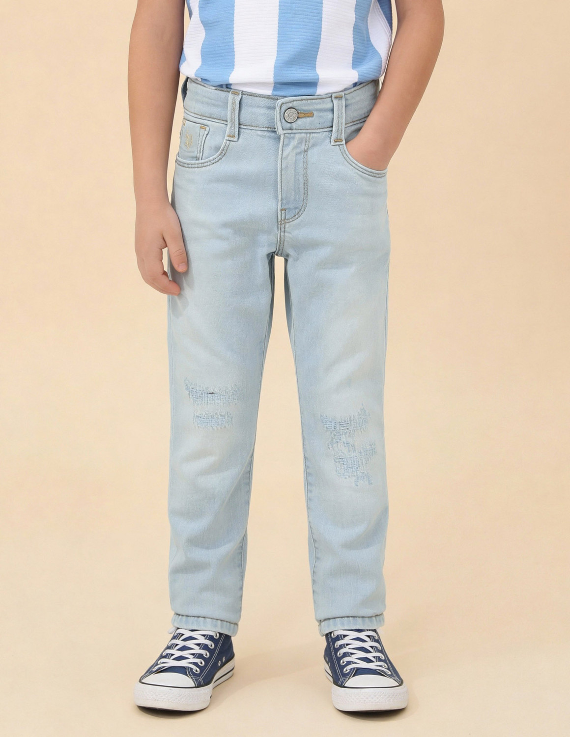 Image of U.S. POLO ASSN. Slim Boys Blue Jeans