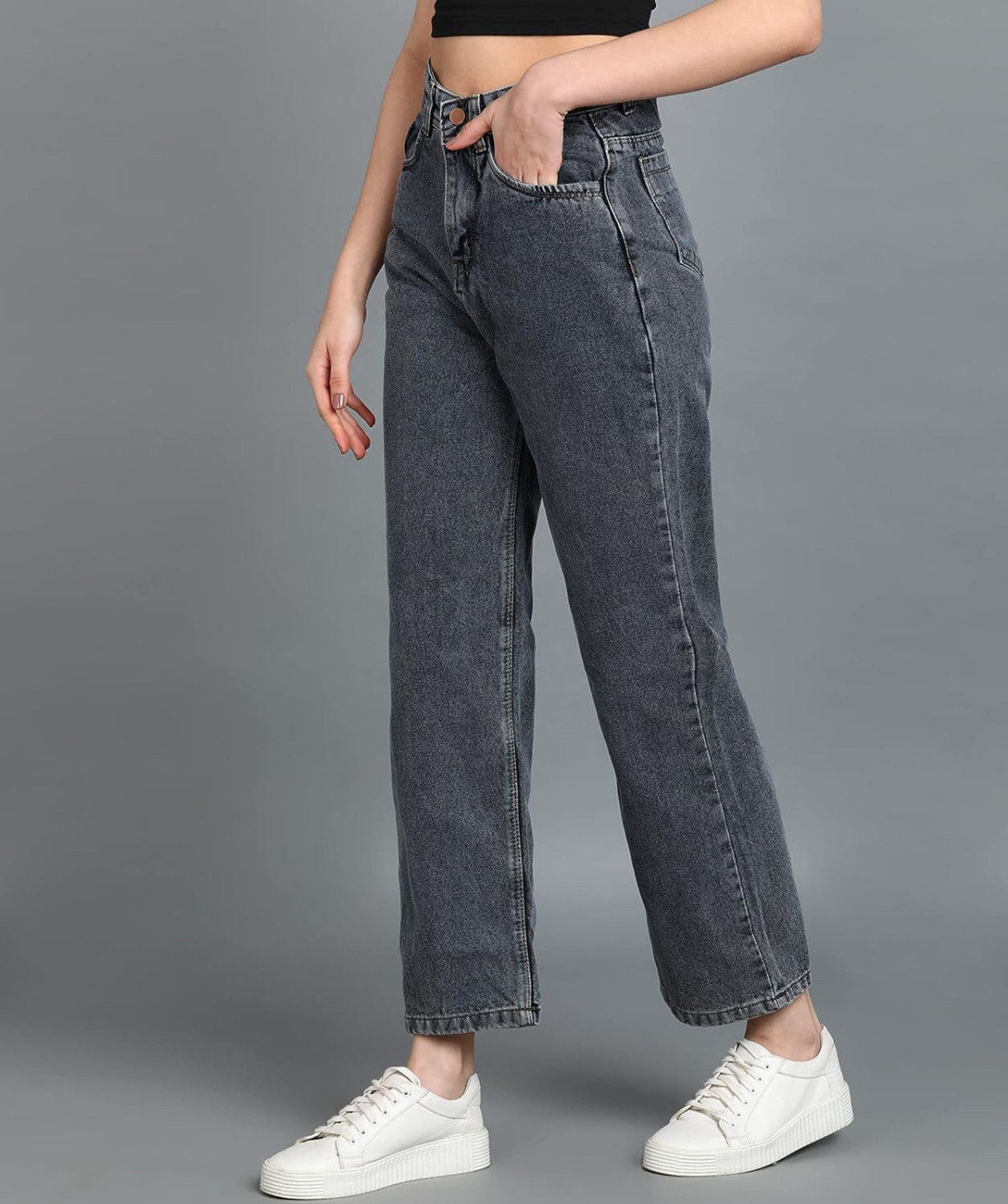 Image of KILLER Straight Fit Girls Blue Jeans