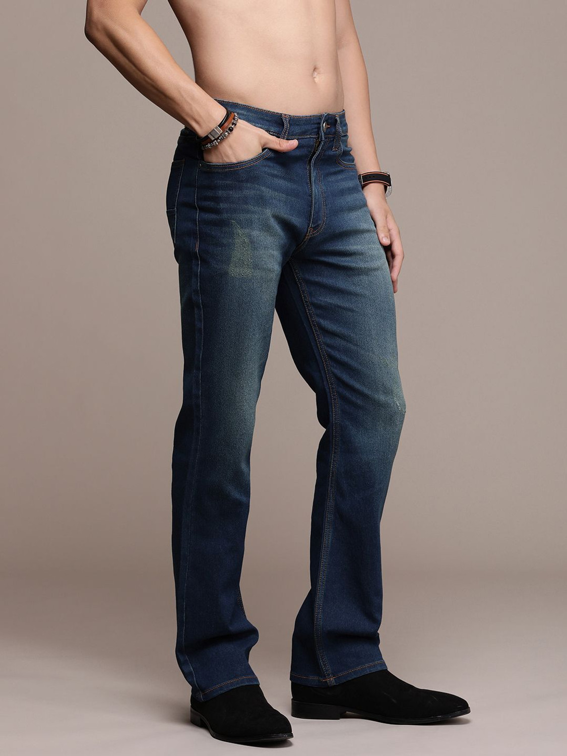 Image of Roadster Boot-Leg Men Blue Jeans