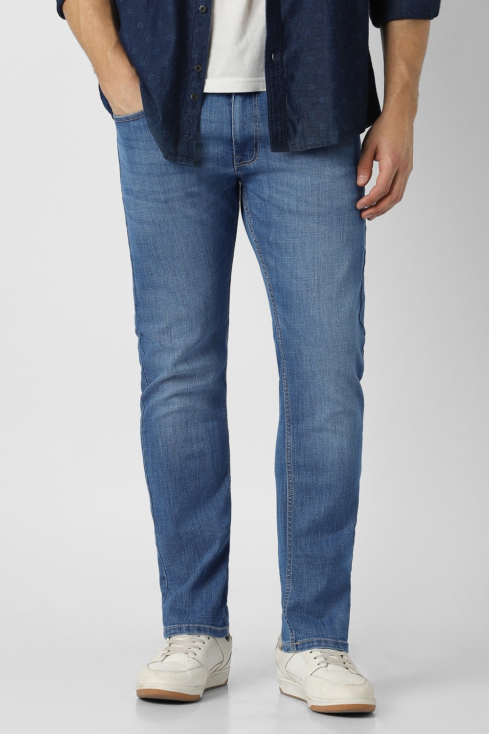 Image of PETER ENGLAND Regular Men Blue Jeans