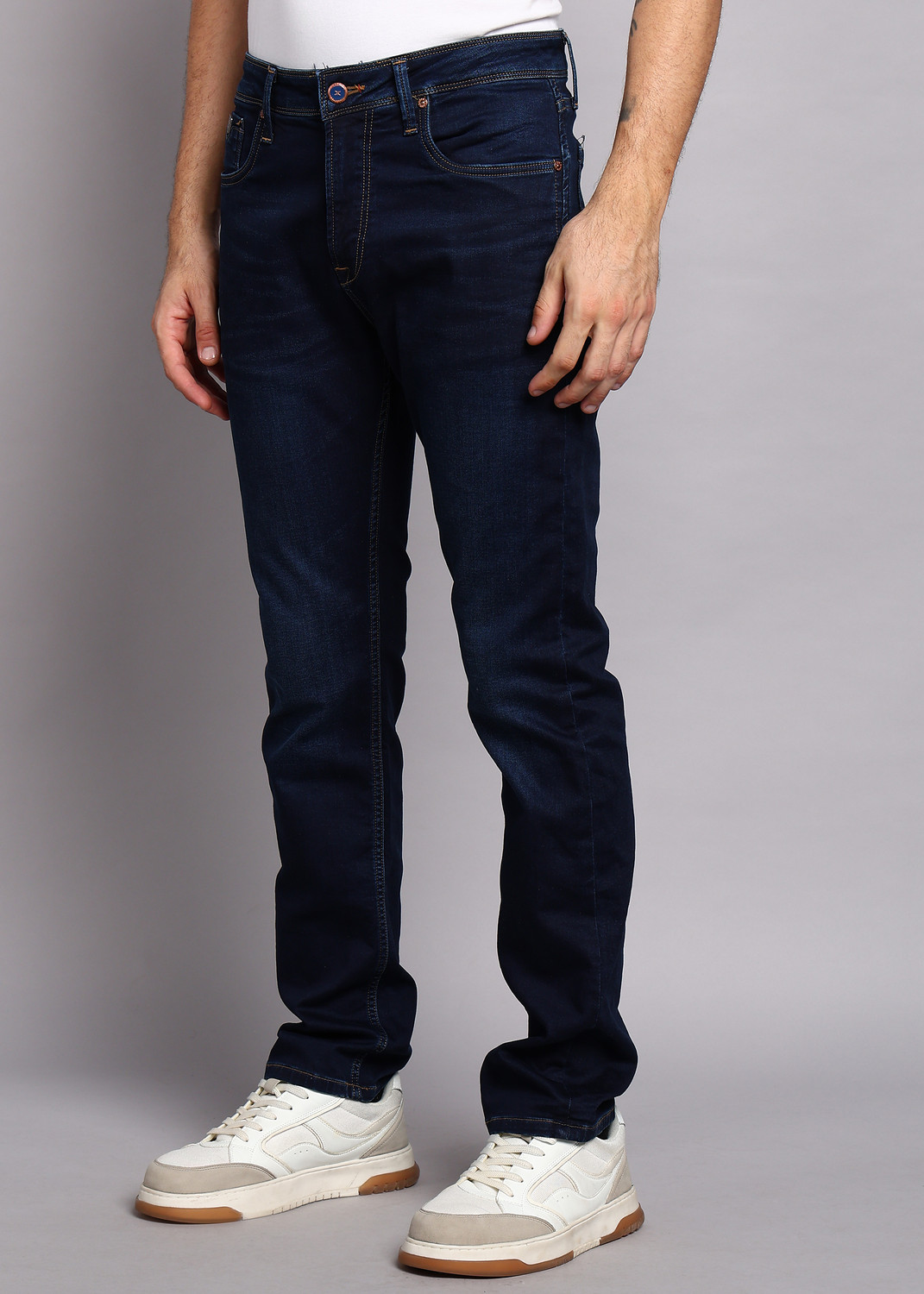 Image of KILLER Slim Men Dark Blue Jeans