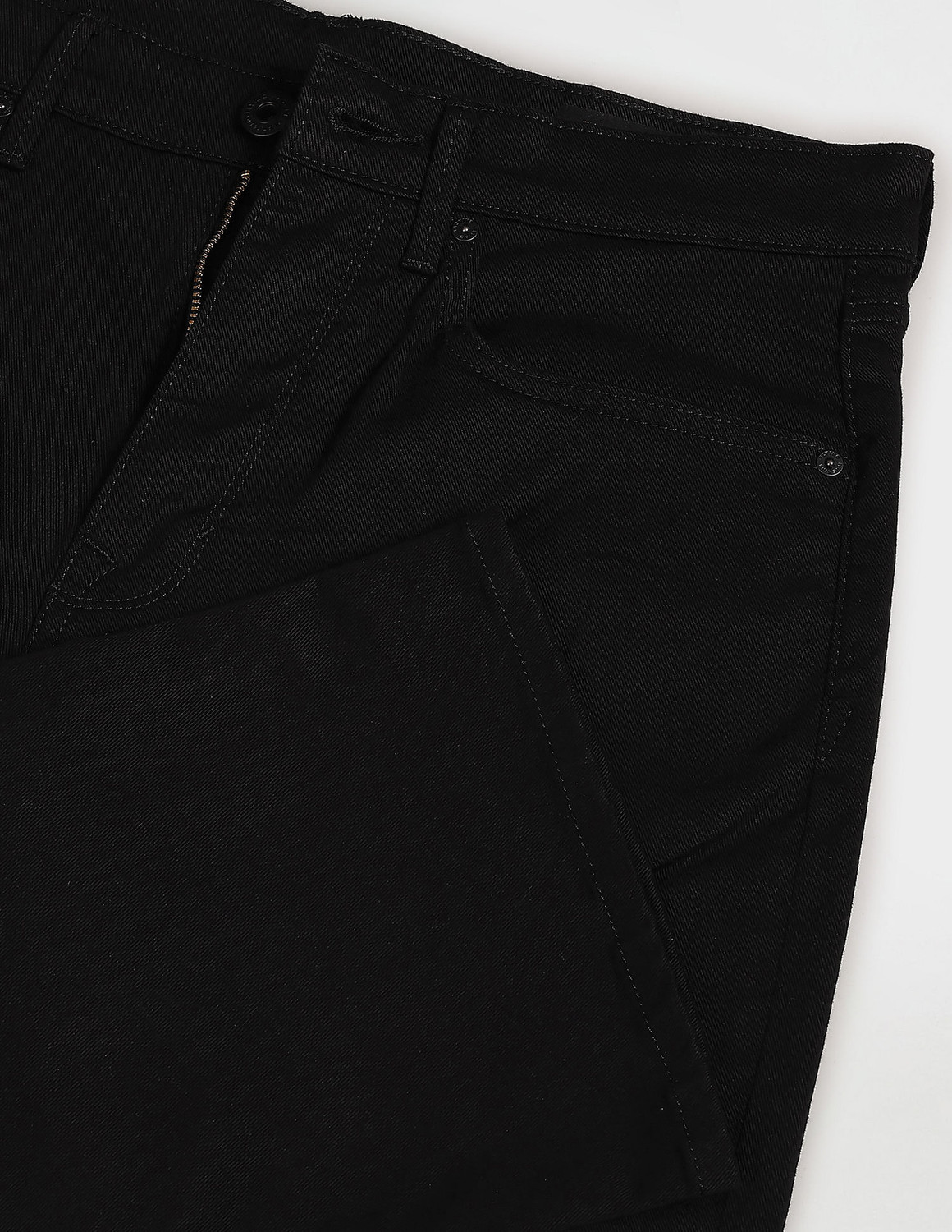 Image of FLYING MACHINE Boot-Leg Men Black Jeans