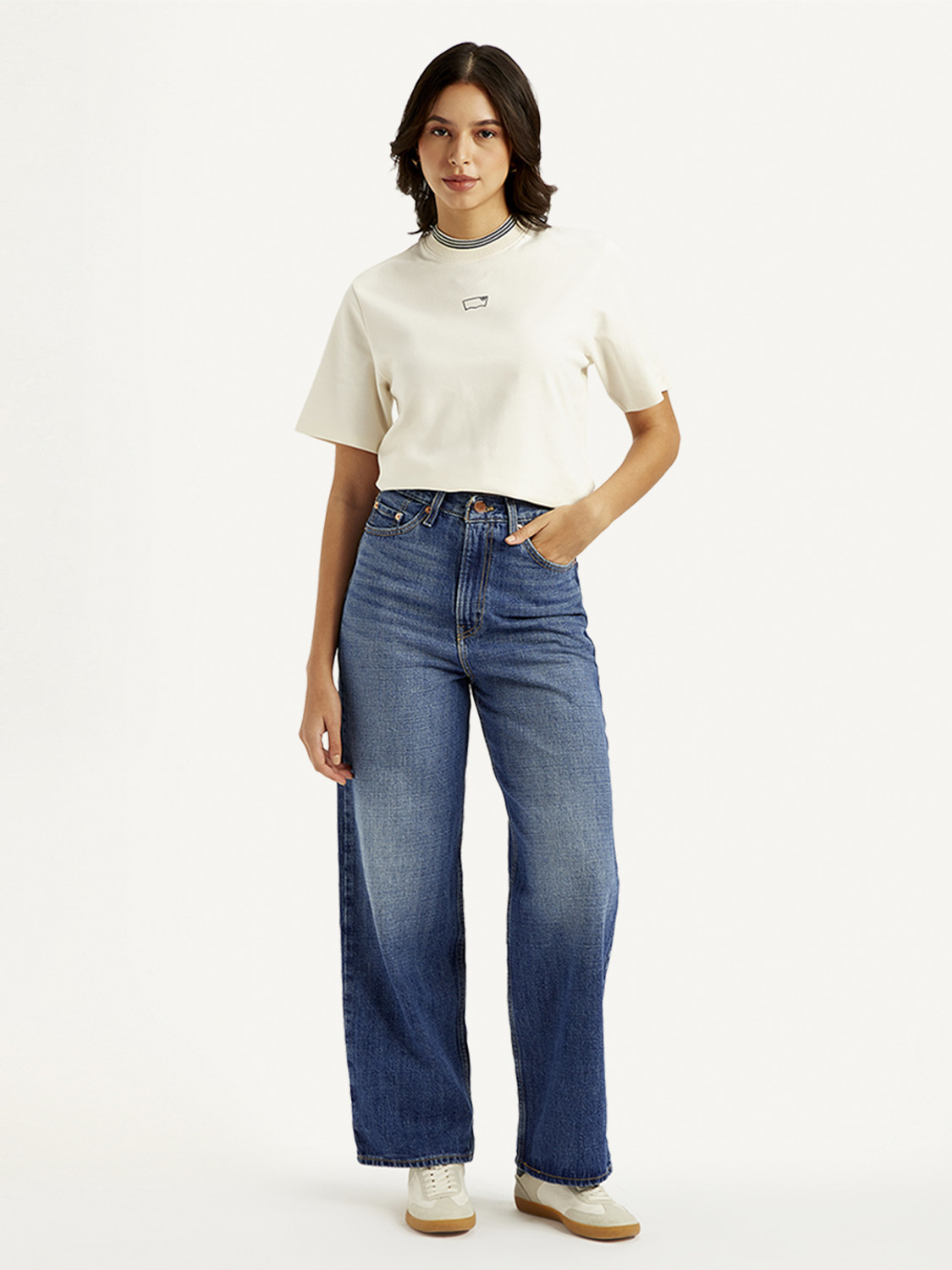 Image of LEVI'S Loose Fit Women Blue Jeans