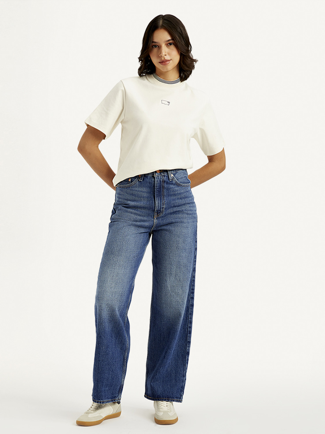Image of LEVI'S Loose Fit Women Blue Jeans