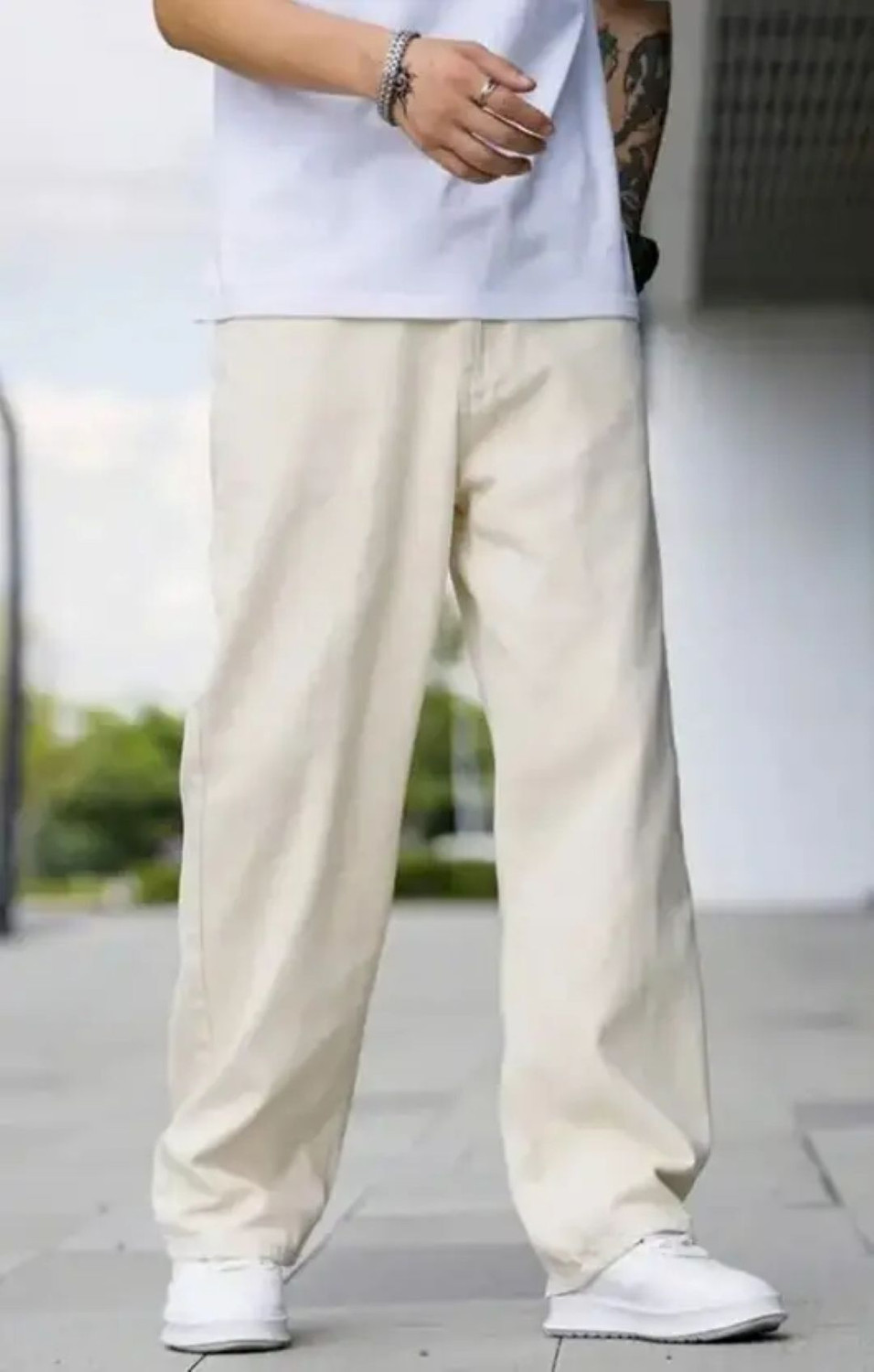Image of moda star Regular Men Beige Jeans