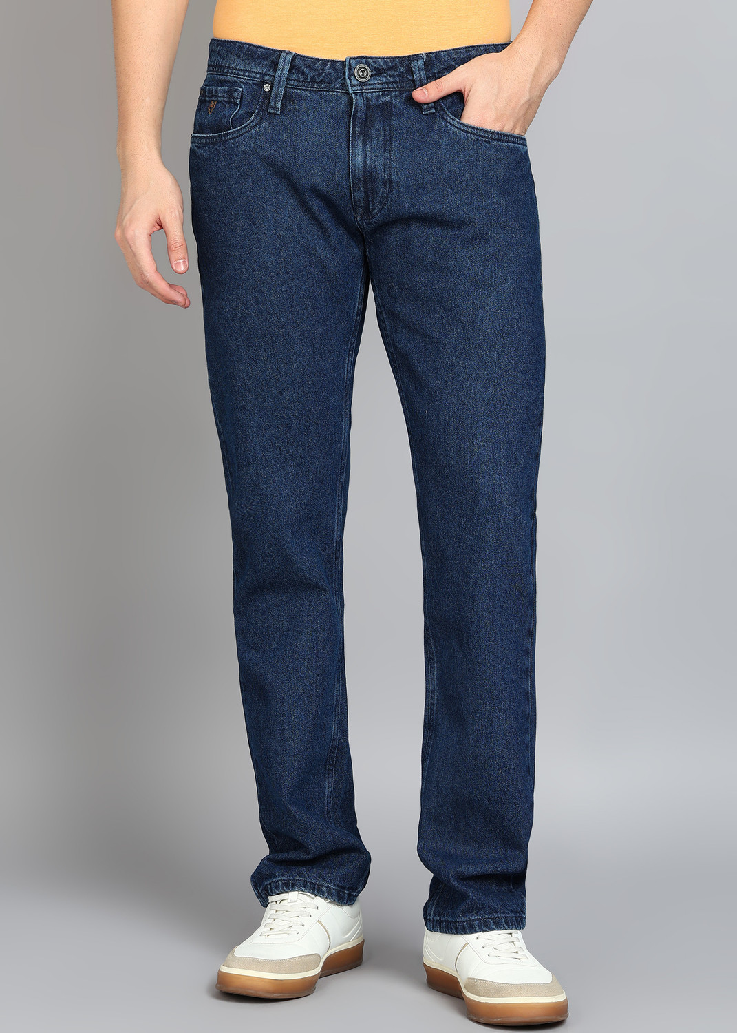 Image of INTEGRITI Straight Fit Men Blue Jeans