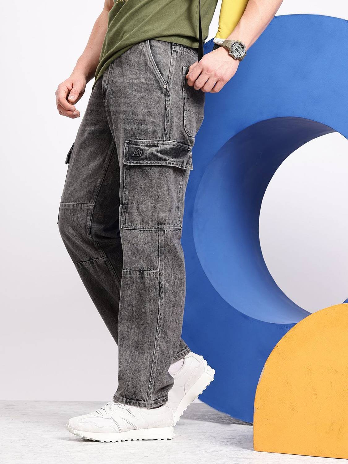 AEROPOSTALE Straight Fit Men Black Jeans