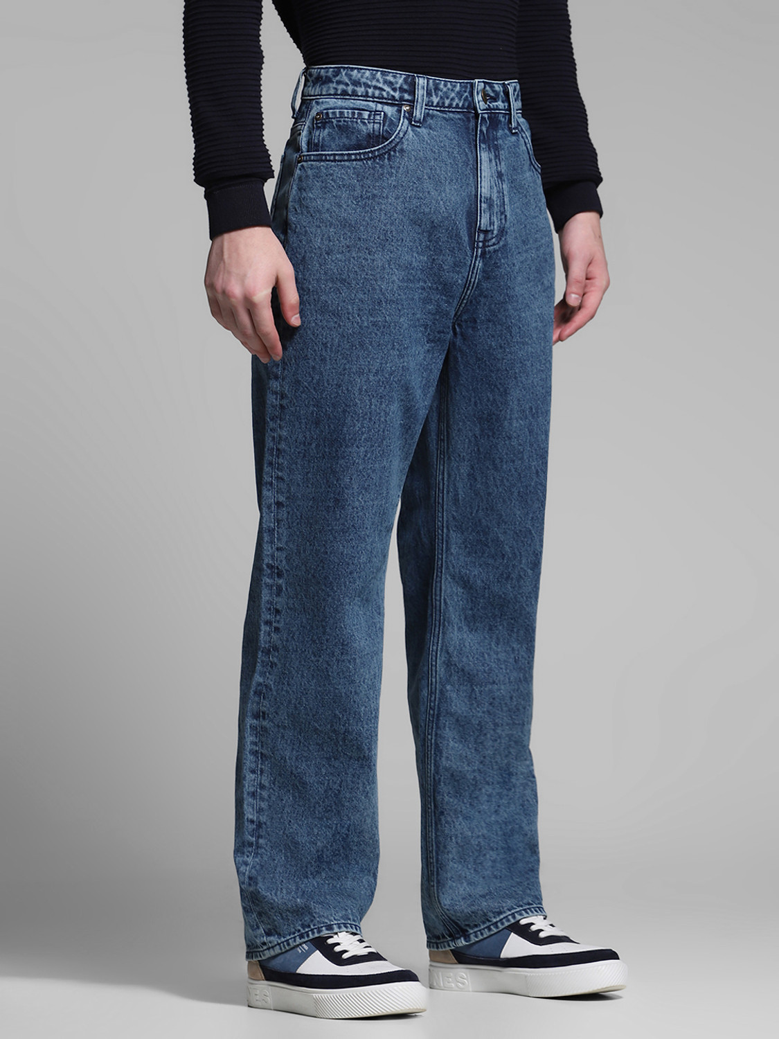 Image of JACK & JONES Loose Fit Men Blue Jeans