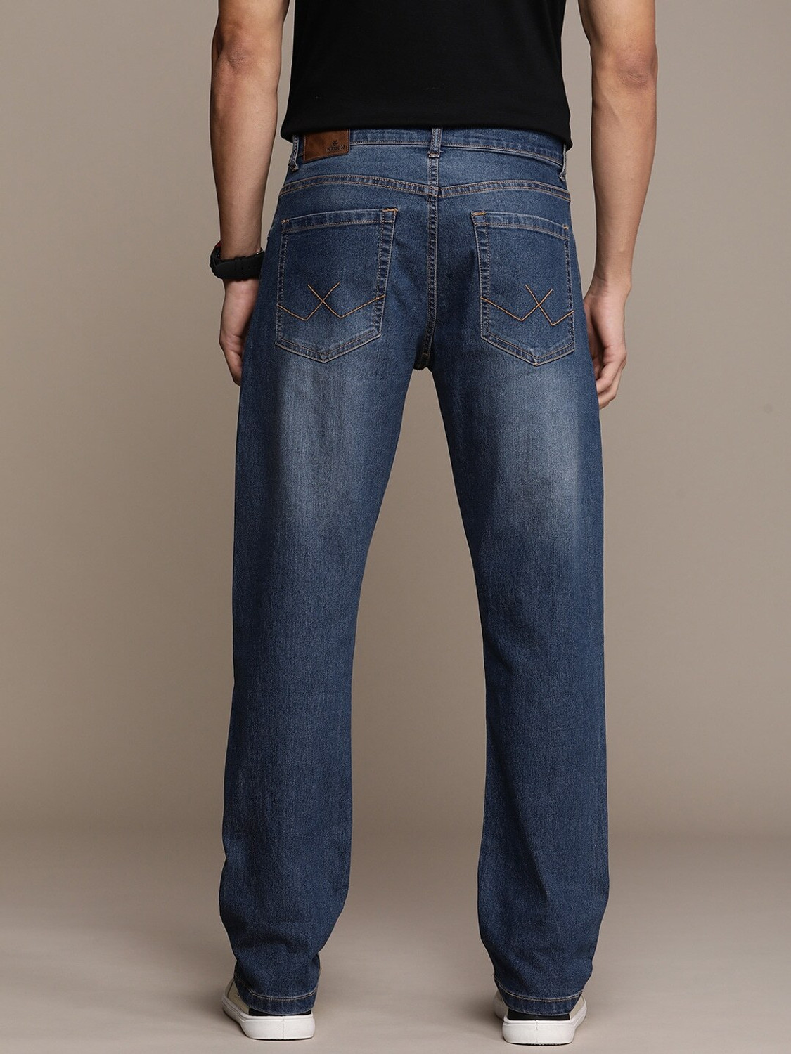 Image of WROGN Regular Men Light Blue Jeans
