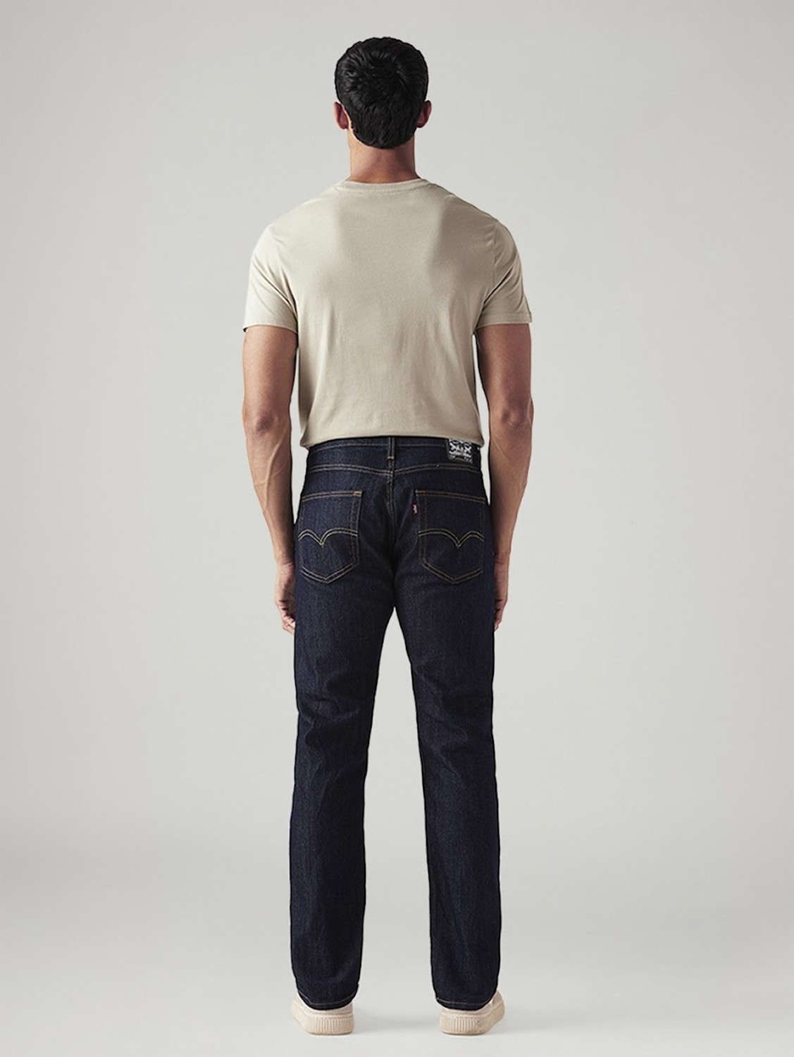 Image of LEVI'S Straight Fit Men Dark Blue Jeans