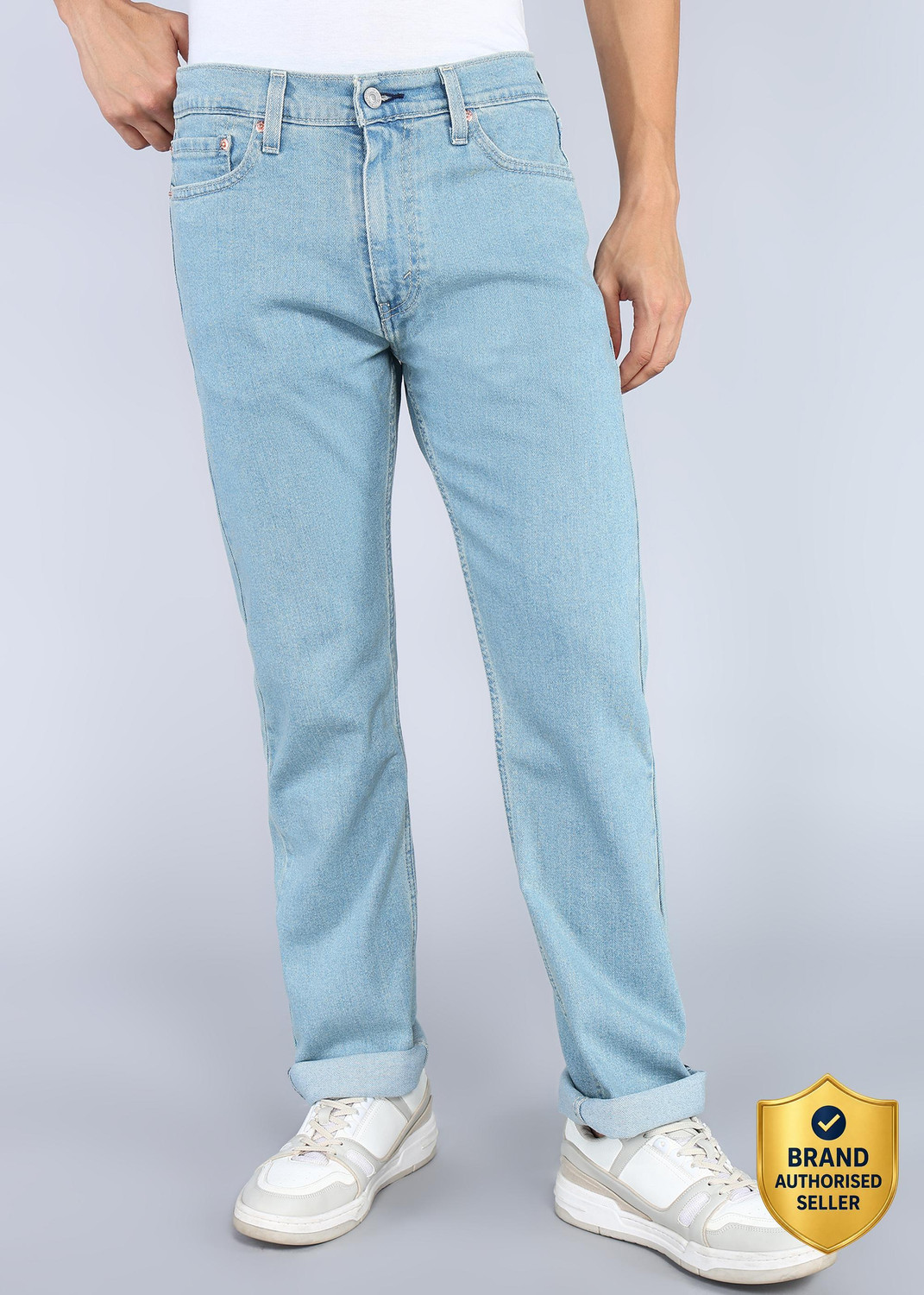 Image of LEVI'S Straight Fit Men Light Blue Jeans