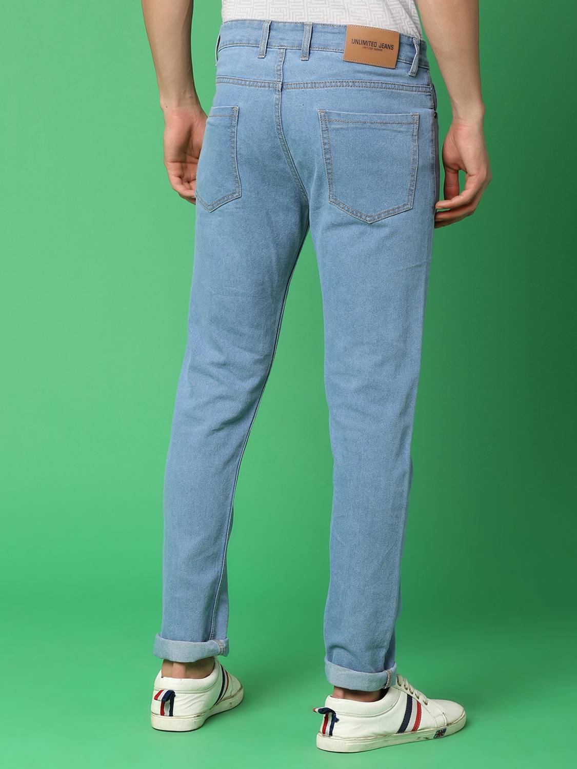 UNLIMITED Slim Men Light Blue Jeans - Image 2