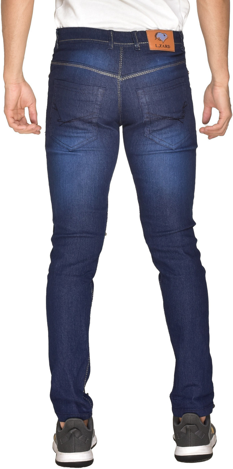 Image of Lzard Regular Men Dark Blue Jeans
