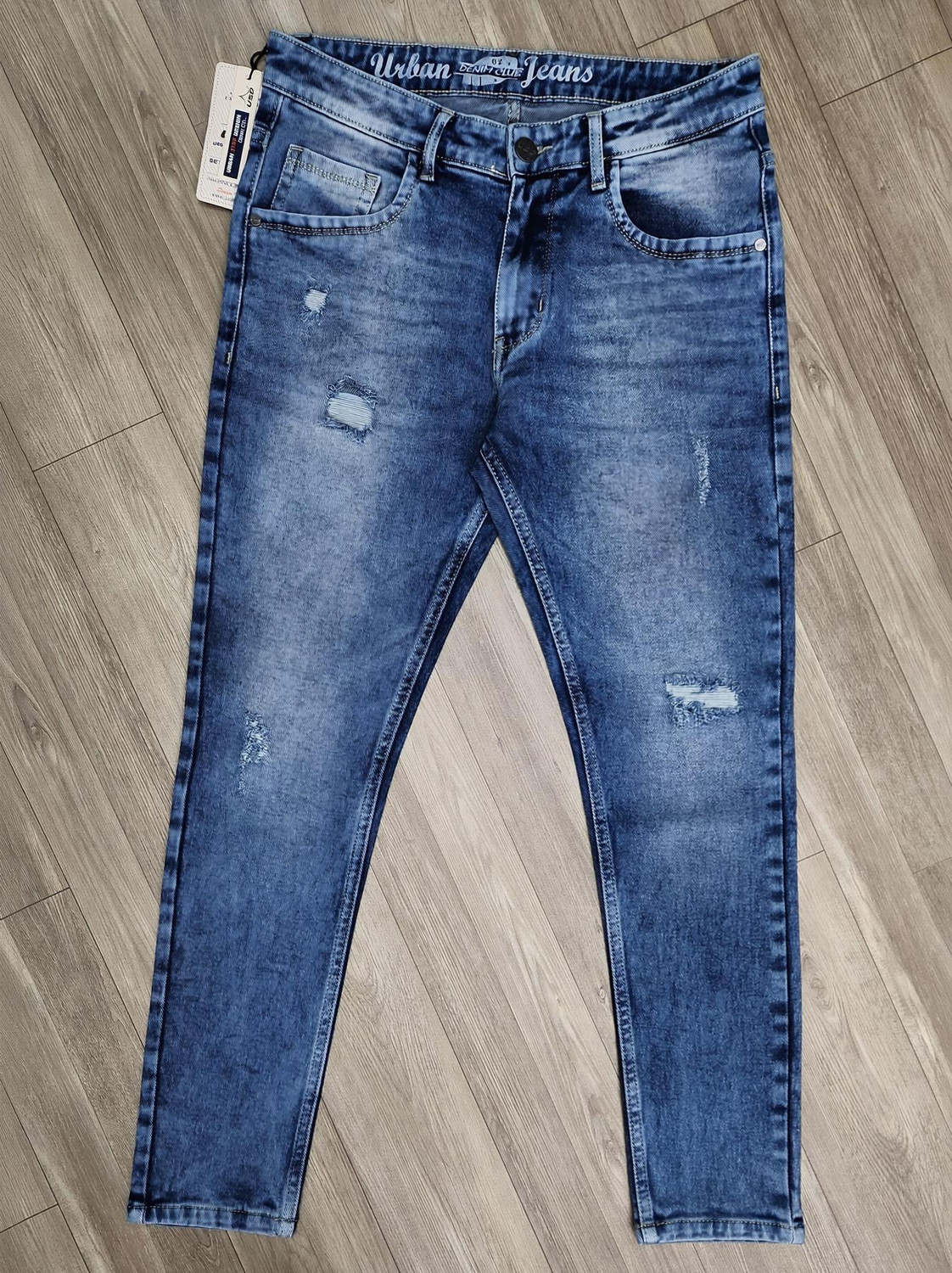 Image of USD Skinny Men Blue Jeans