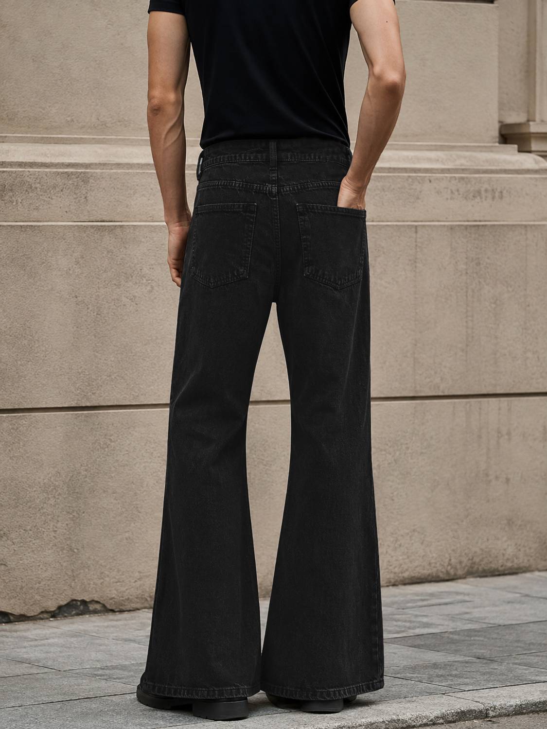 MOTREX Boot-Leg Men Black Jeans - Image 5