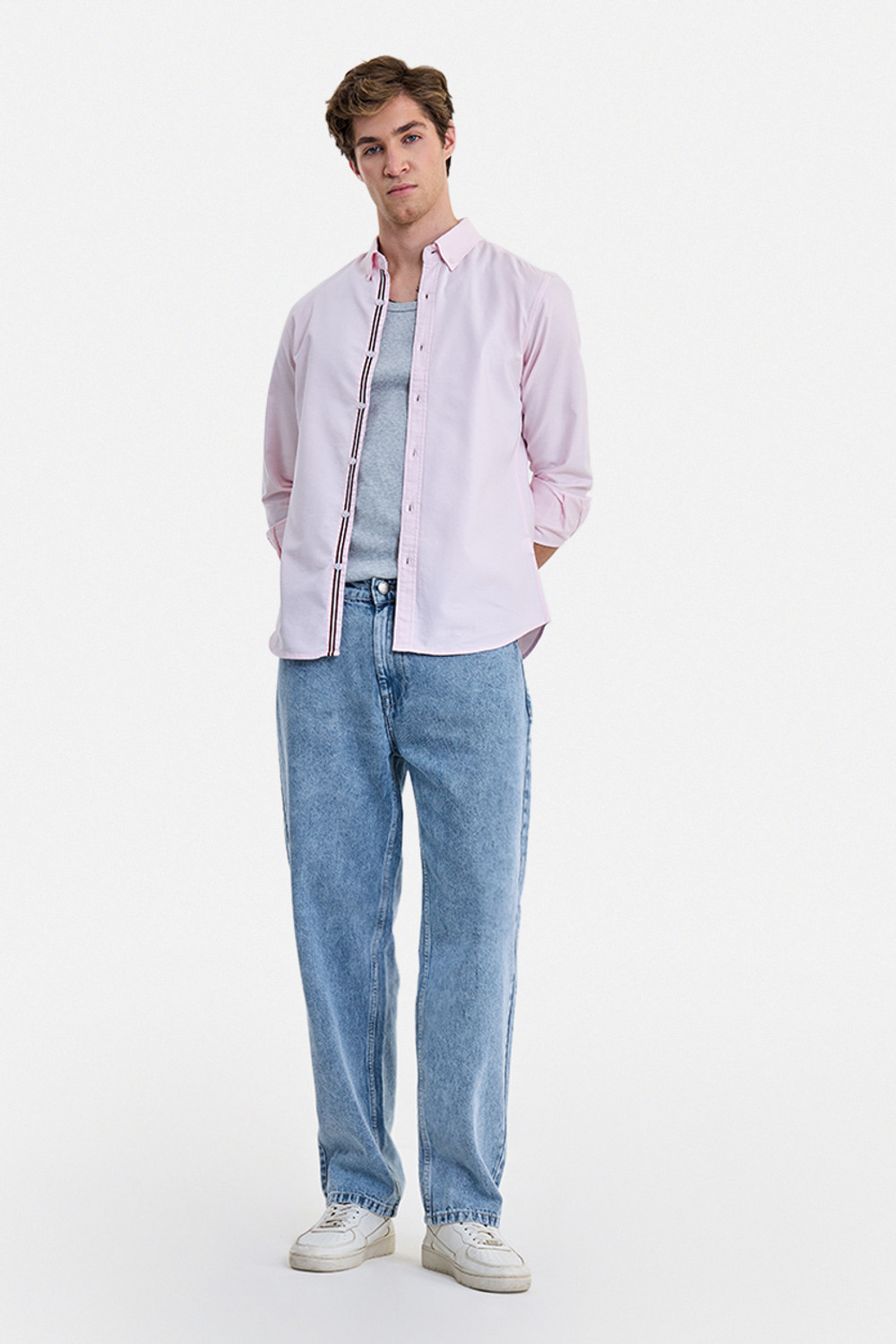 Image of Snitch Loose Fit Men Light Blue Jeans