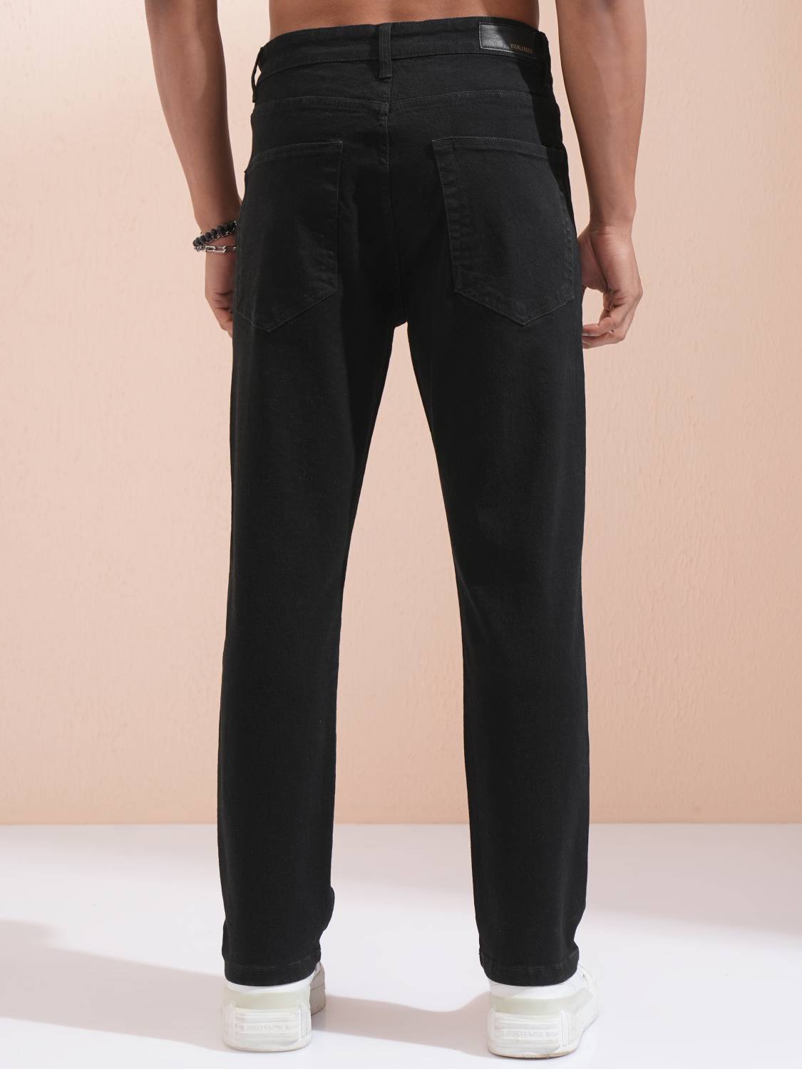 HIGHLANDER Straight Fit Black Jeans - Image 2