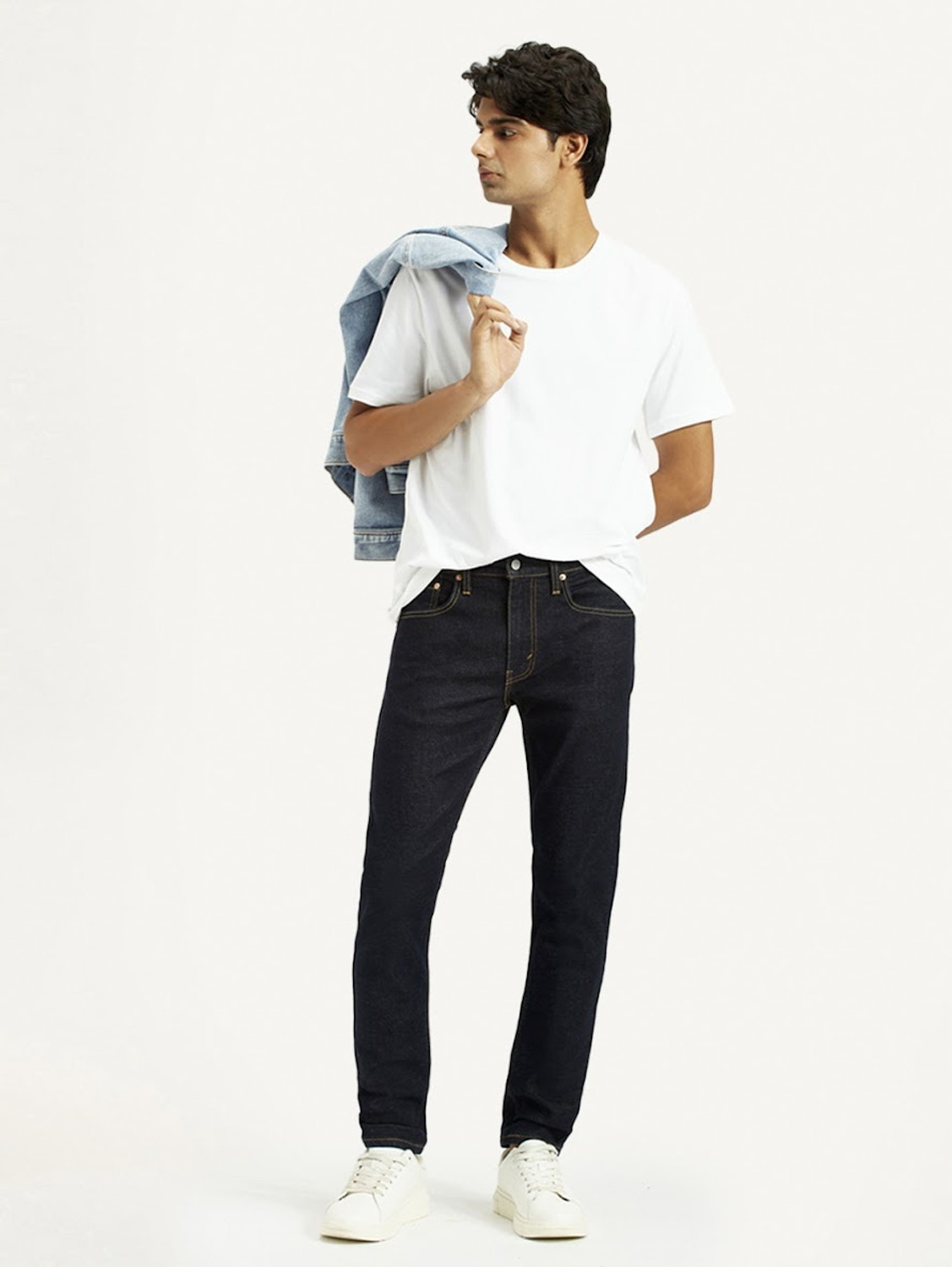 Image of LEVI'S Tapered Fit Men Blue Jeans