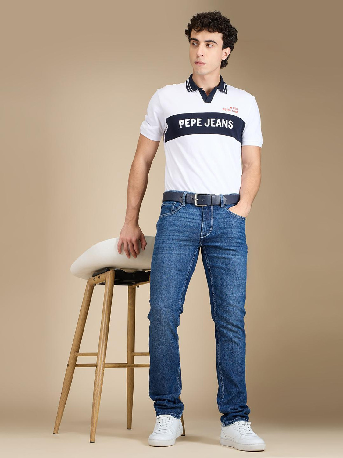 Image of Pepe Jeans Slim Men Blue Jeans