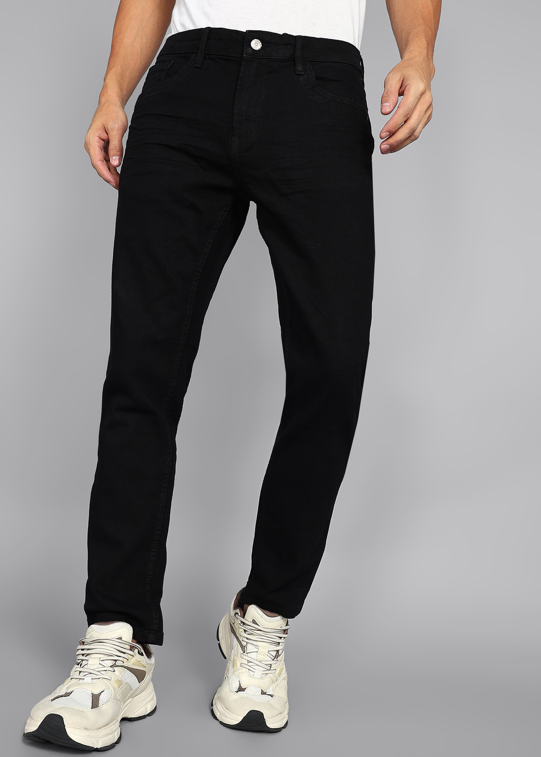 Image of METRONAUT Slim Men Black Jeans