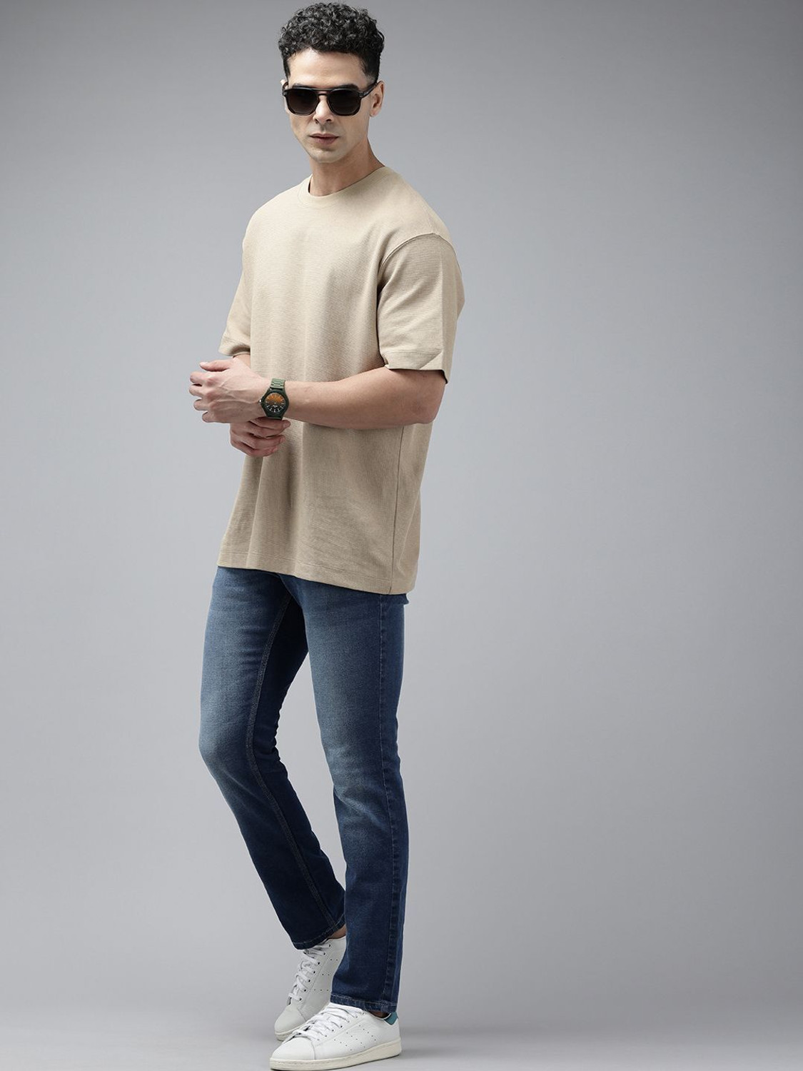 Image of Spykar Slim Men Blue Jeans