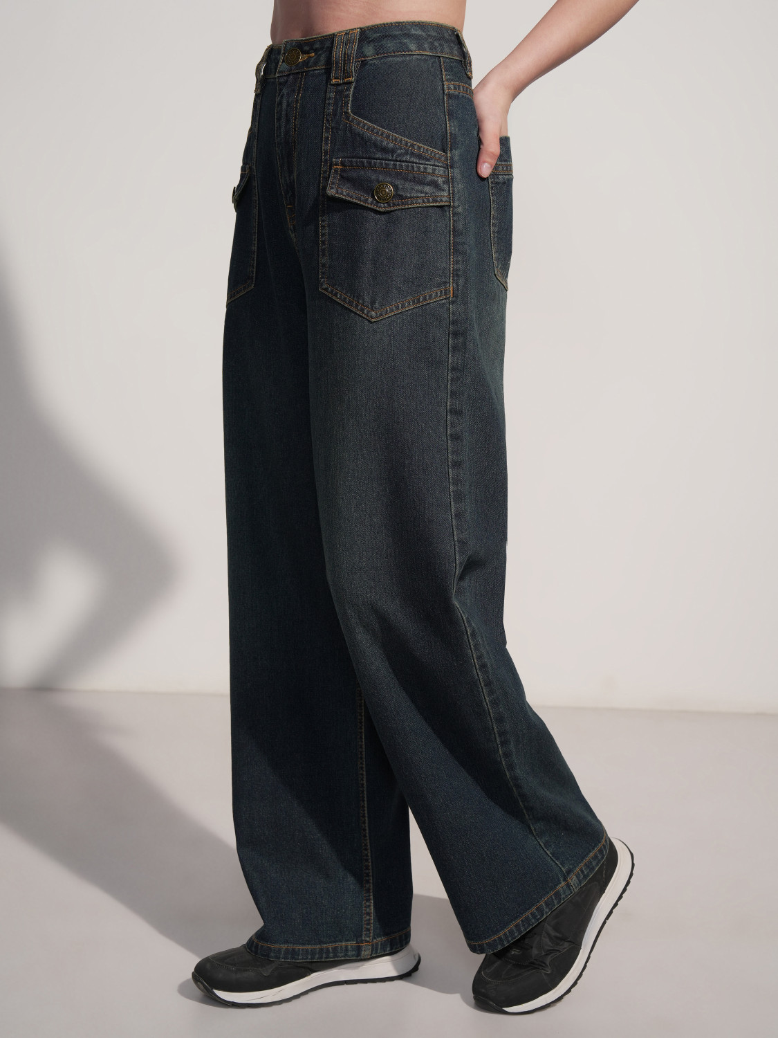 Image of Tokyo Talkies Straight Fit Women Blue Jeans