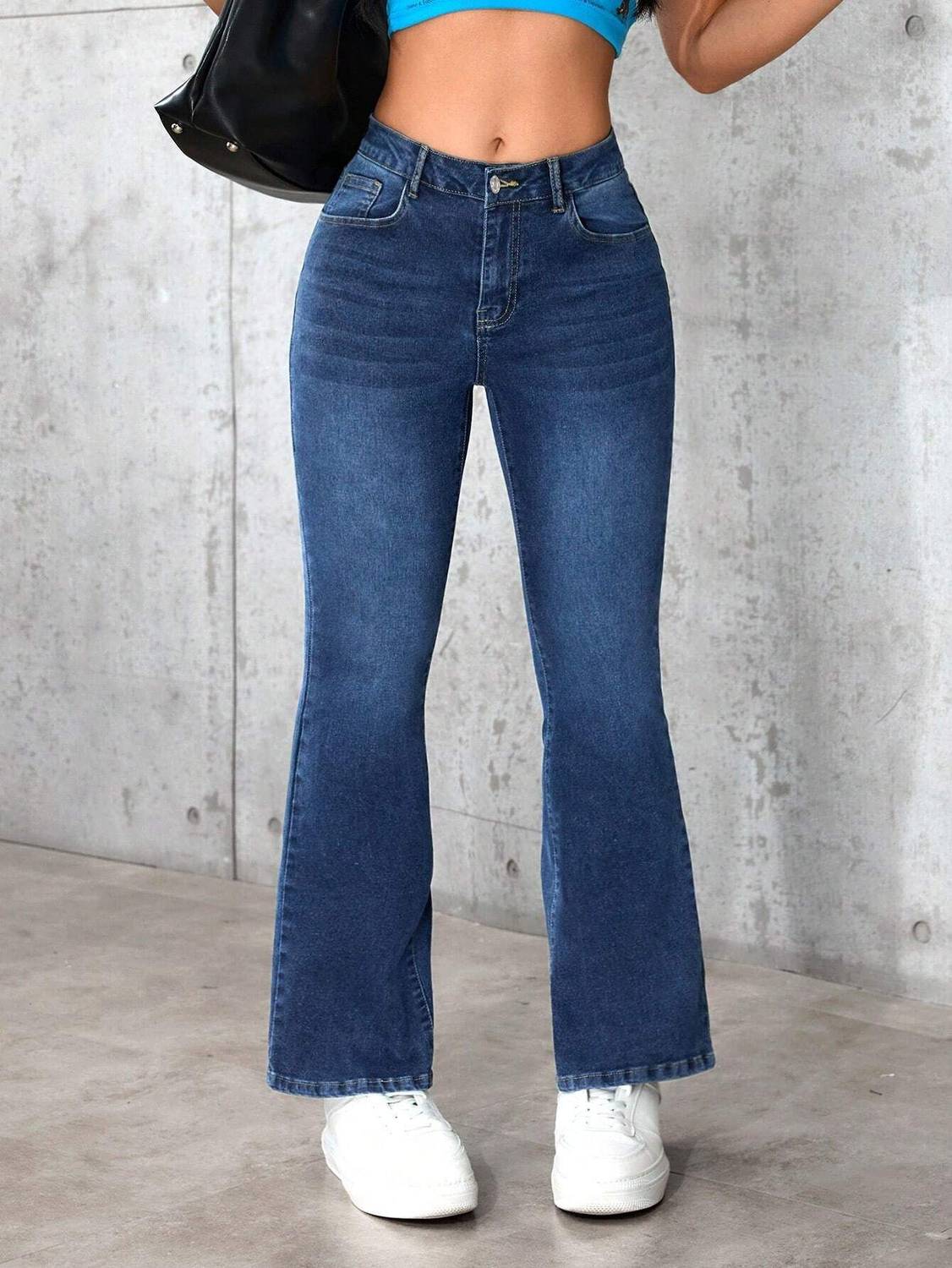 MERCEL Boot-Leg Women Blue Jeans