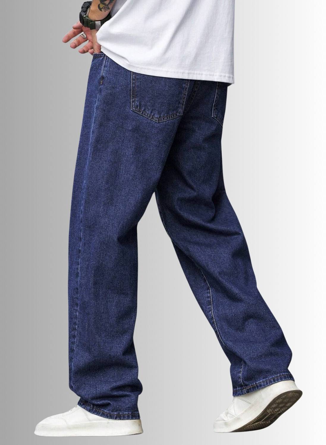 DAKWINS Loose Fit Men Dark Blue Jeans - Buy DAKWINS Loose Fit Men