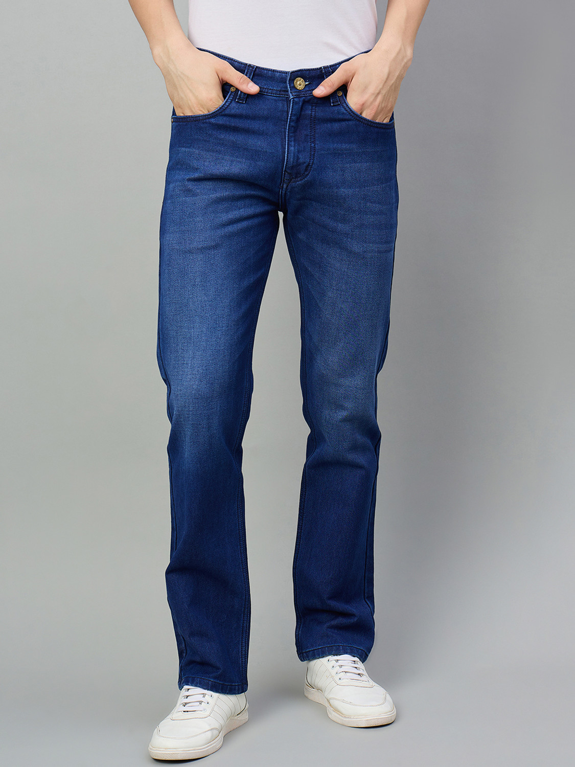 Image of DUKE Regular Men Blue Jeans