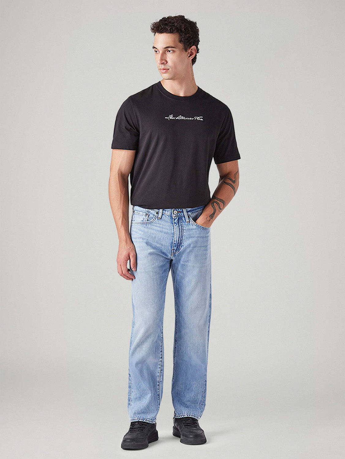 Image of LEVI'S Straight Fit Men Light Blue Jeans