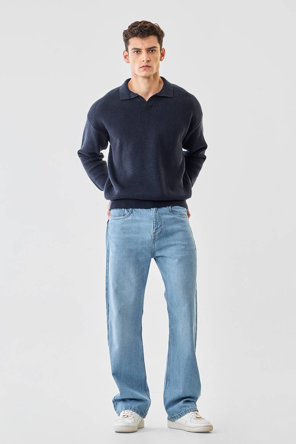 Snitch Straight Fit Men Light Blue Jeans - Image 5