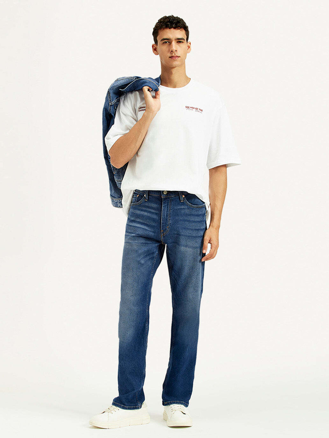 Image of LEVI'S Tapered Fit Men Blue Jeans