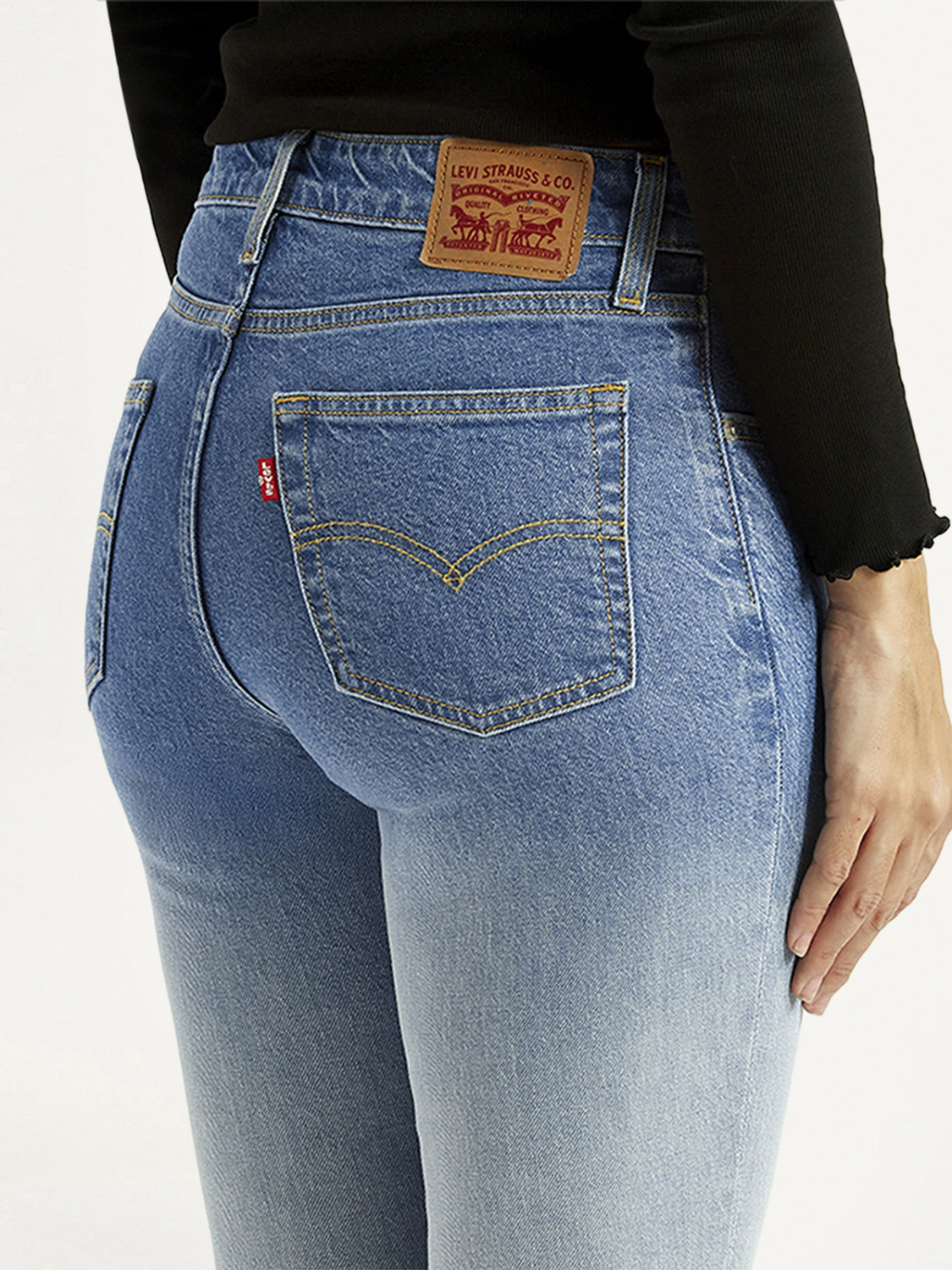 Image of LEVI'S Flared Women Blue Jeans