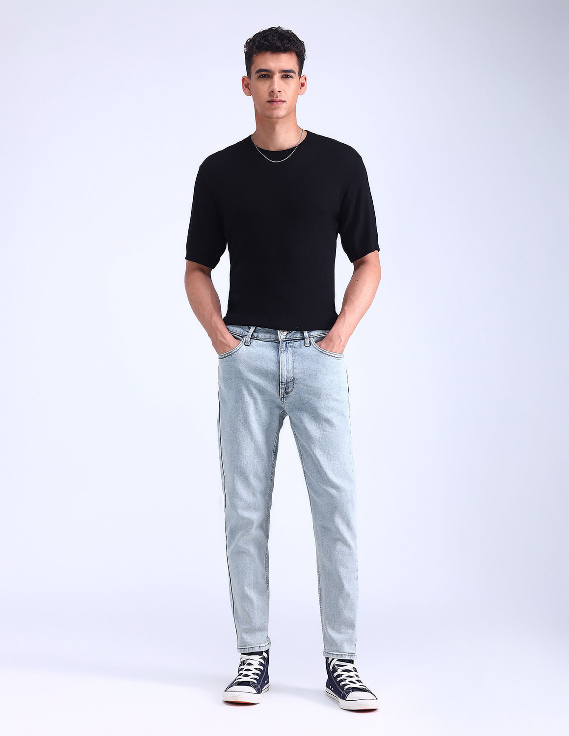 Image of FLYING MACHINE Regular Men Green Jeans