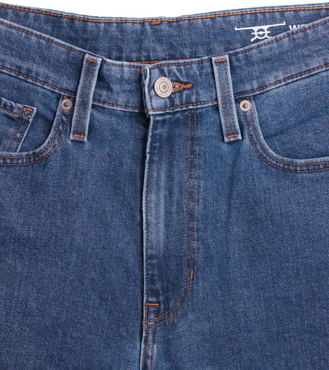 Image of FLYING MACHINE Boot-Leg Men Blue Jeans