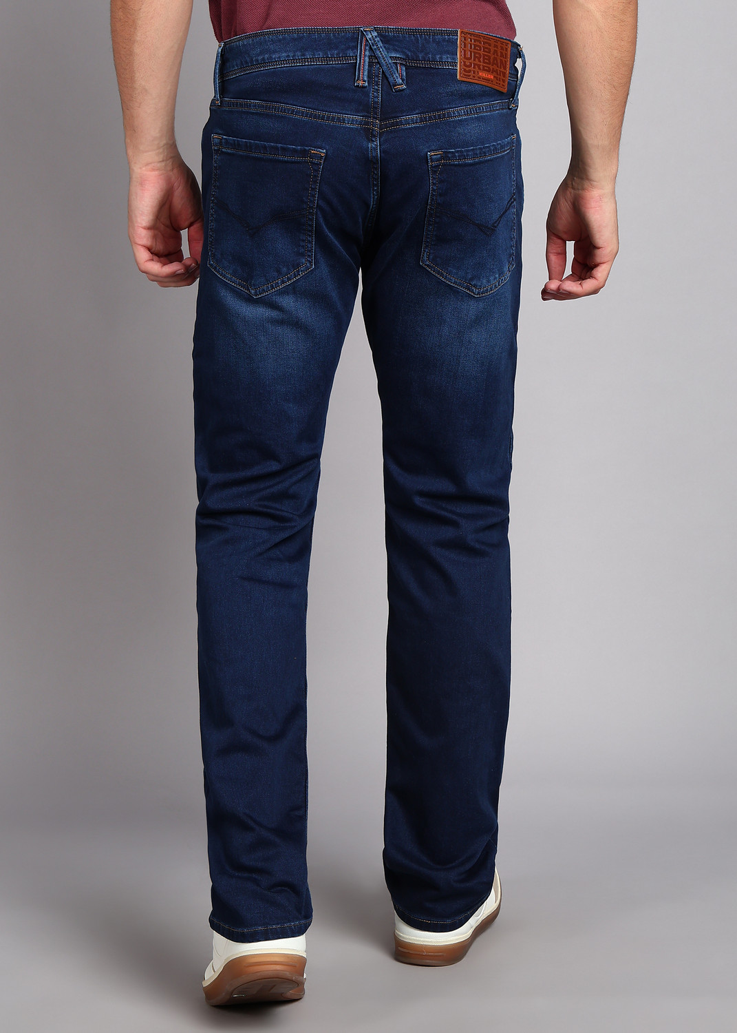 Image of KILLER Straight Fit Men Dark Blue Jeans
