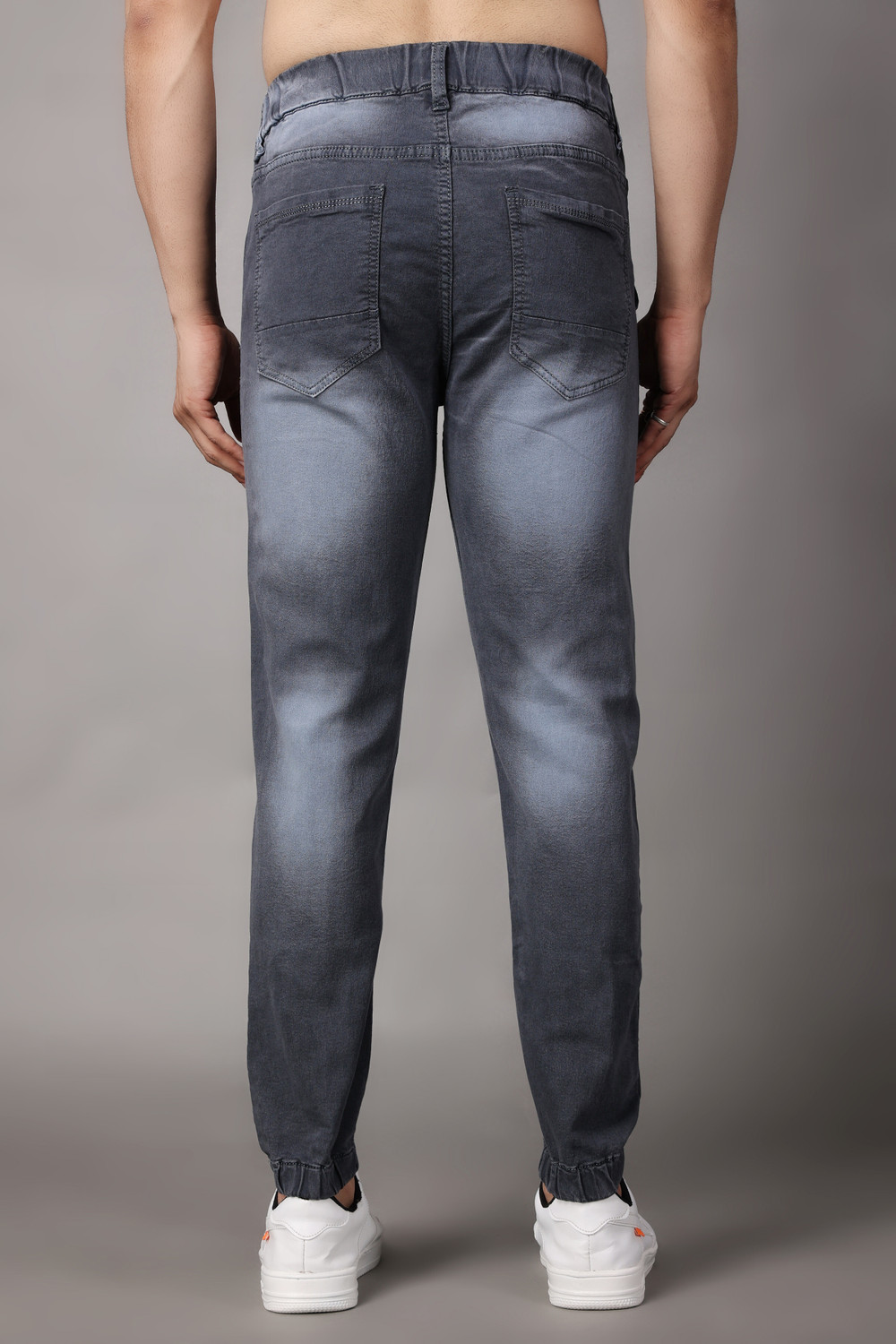 Image of ZAYSH Jogger Fit Men Grey Jeans