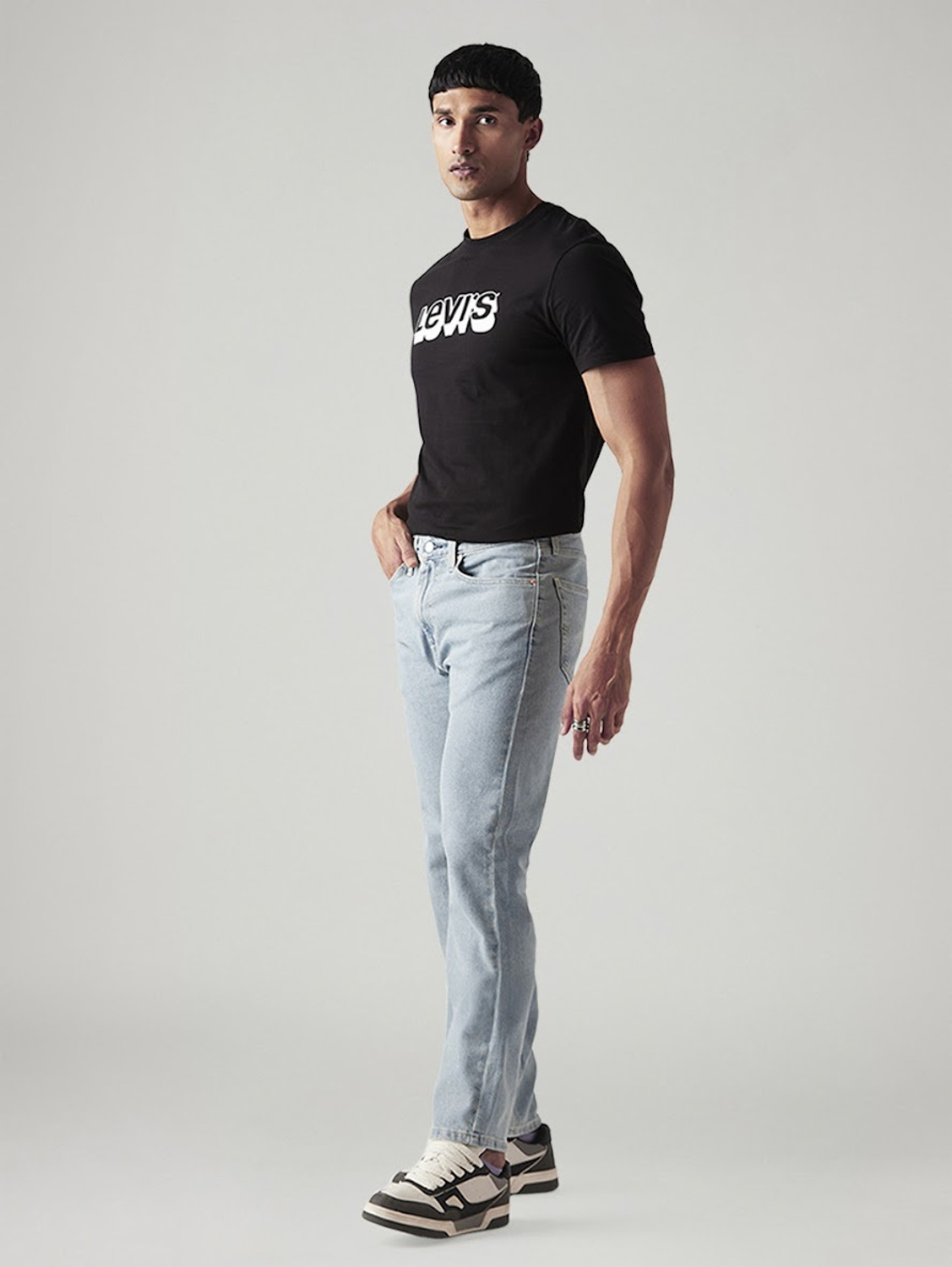 Image of LEVI'S Straight Fit Men Light Blue Jeans