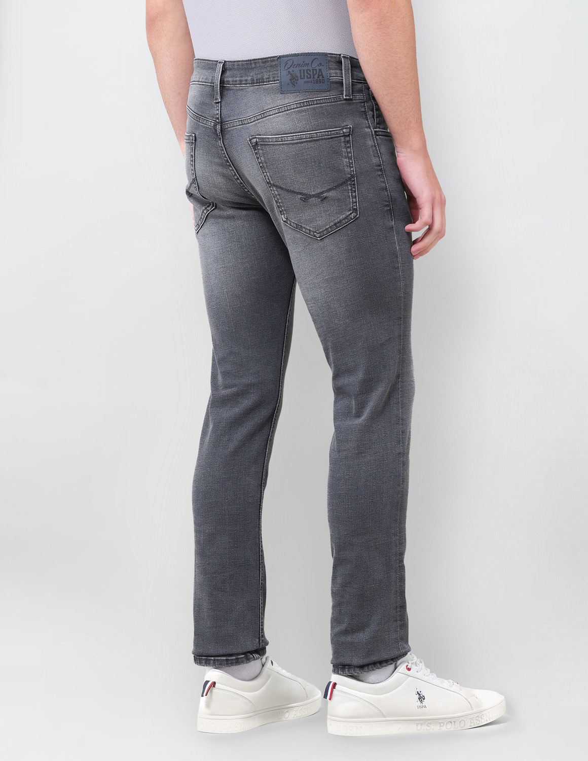 Image of U.S. Polo Assn. Denim Co. Skinny Men Grey Jeans