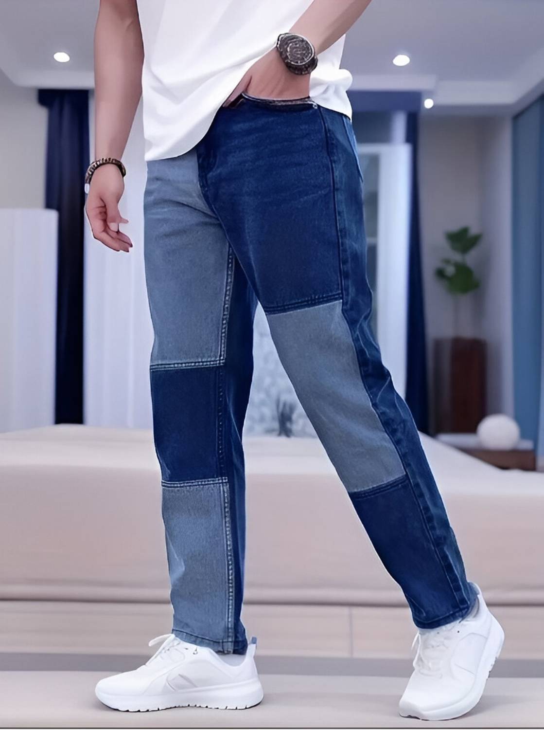 BEN MARTIN Slim Men Blue Jeans