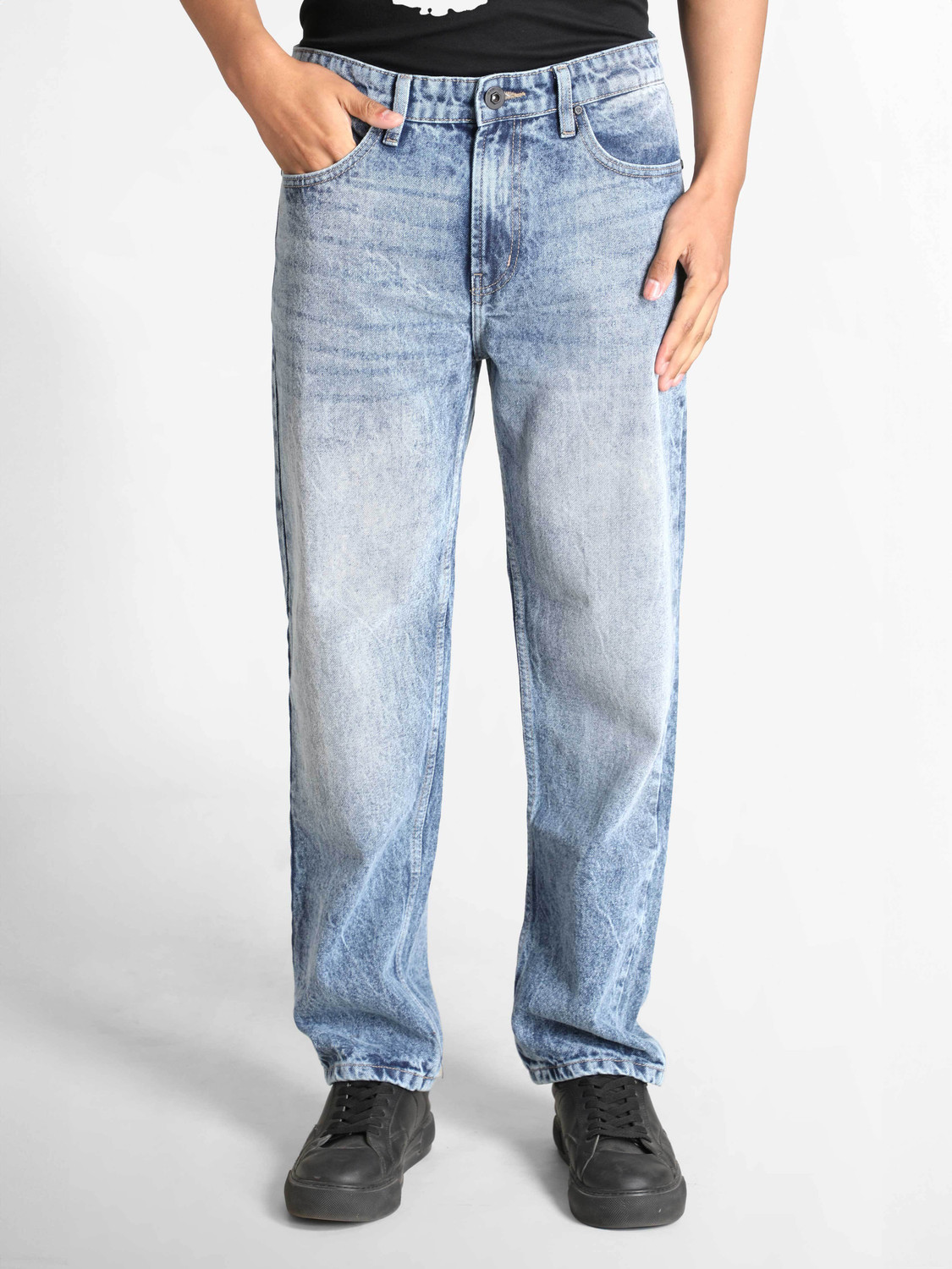 Image of Roadster Relaxed Fit Men Blue Jeans