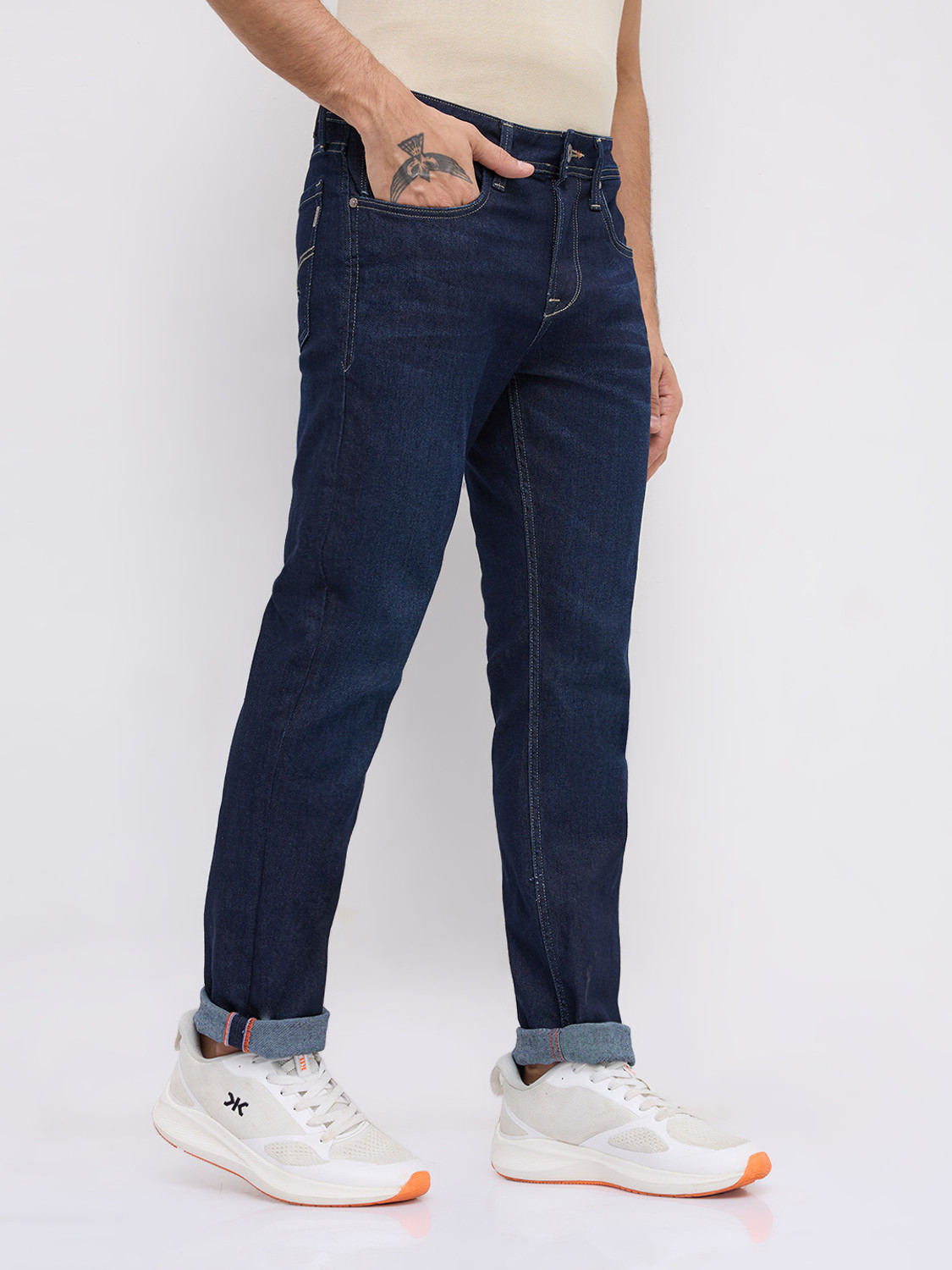 Image of KILLER Slim Men Dark Blue Jeans