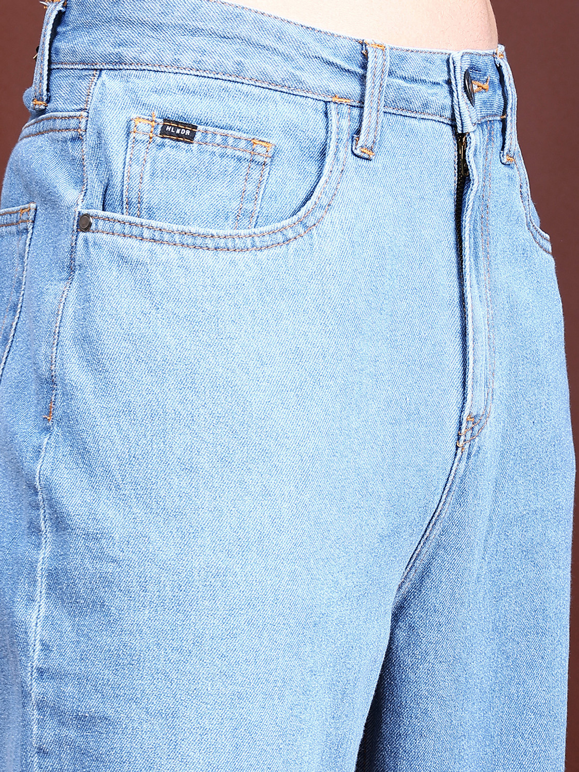 Image of HIGHLANDER Relaxed Fit Men Light Blue Jeans