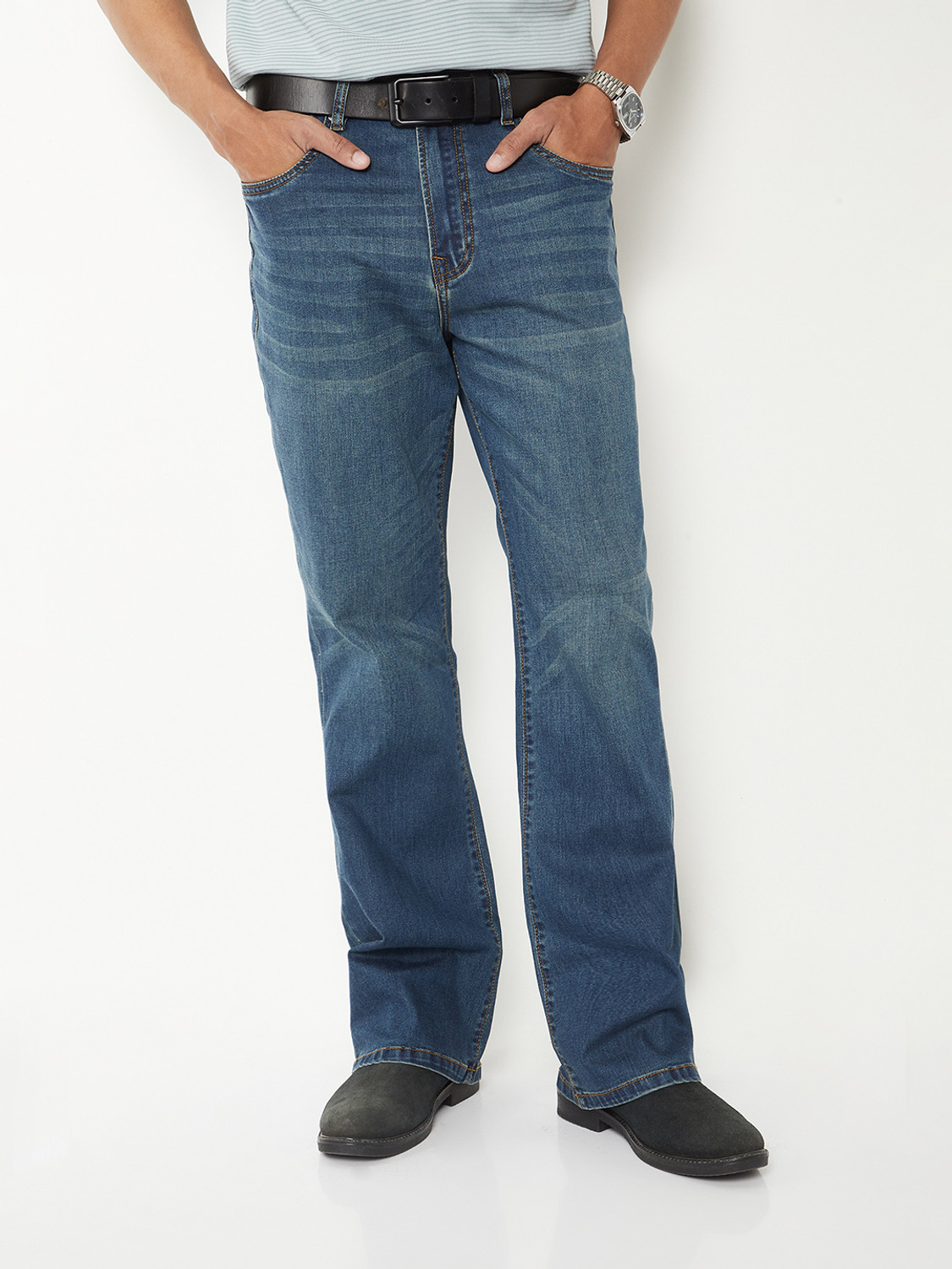 Image of MAX Regular Men Blue Jeans