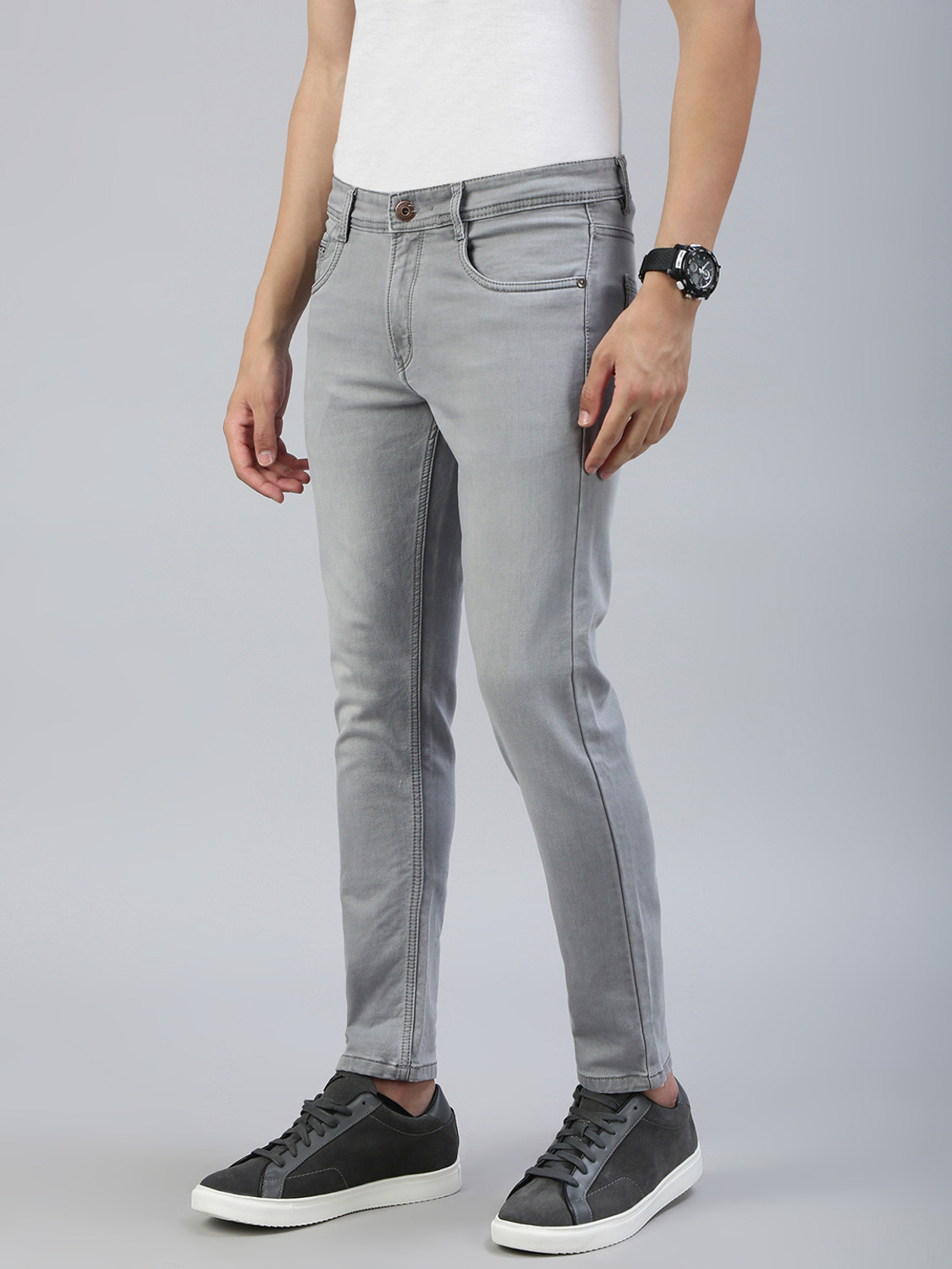 Image of Classic Polo Slim Men Grey Jeans