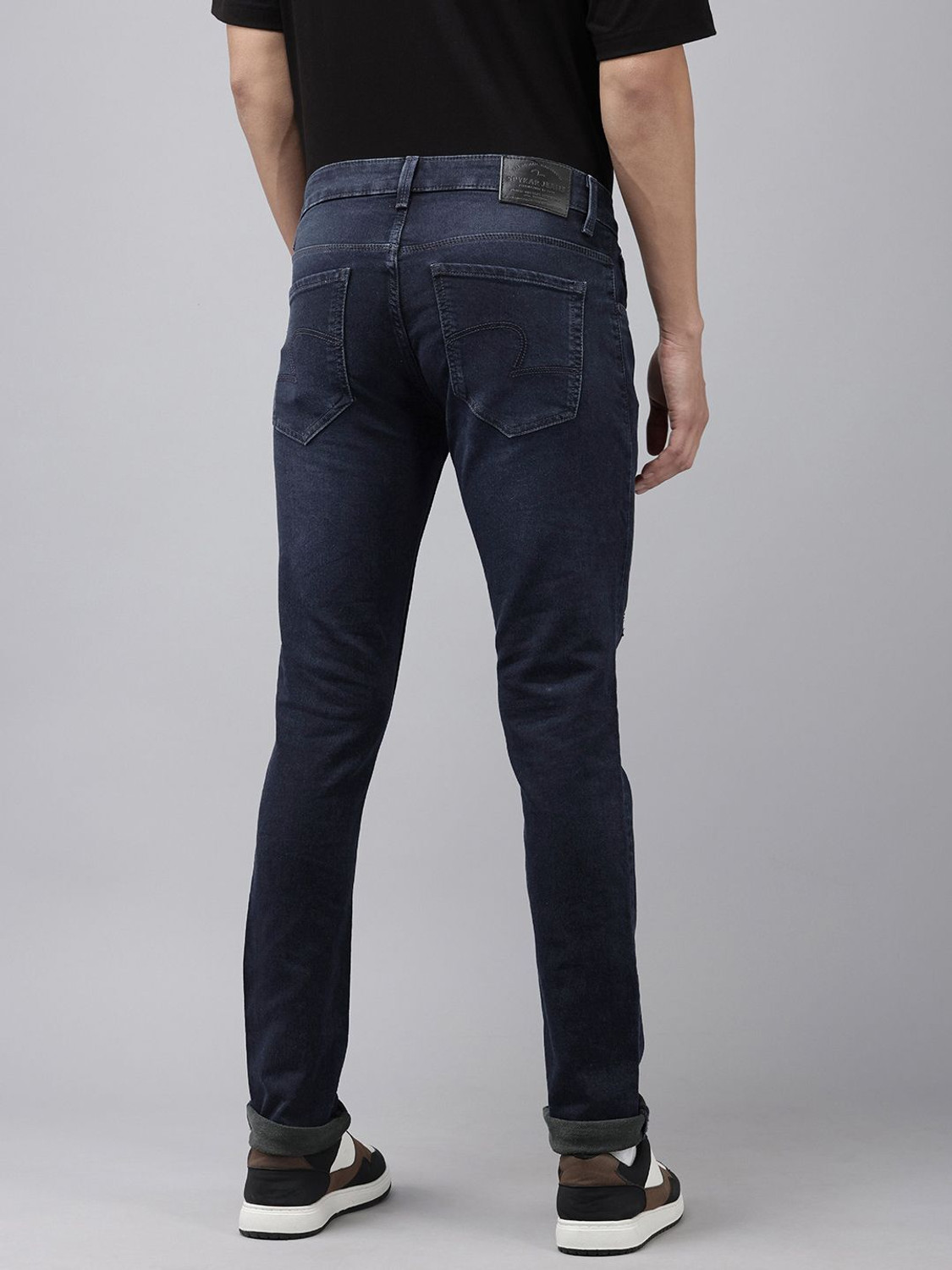 Image of Spykar Skinny Men Blue Jeans